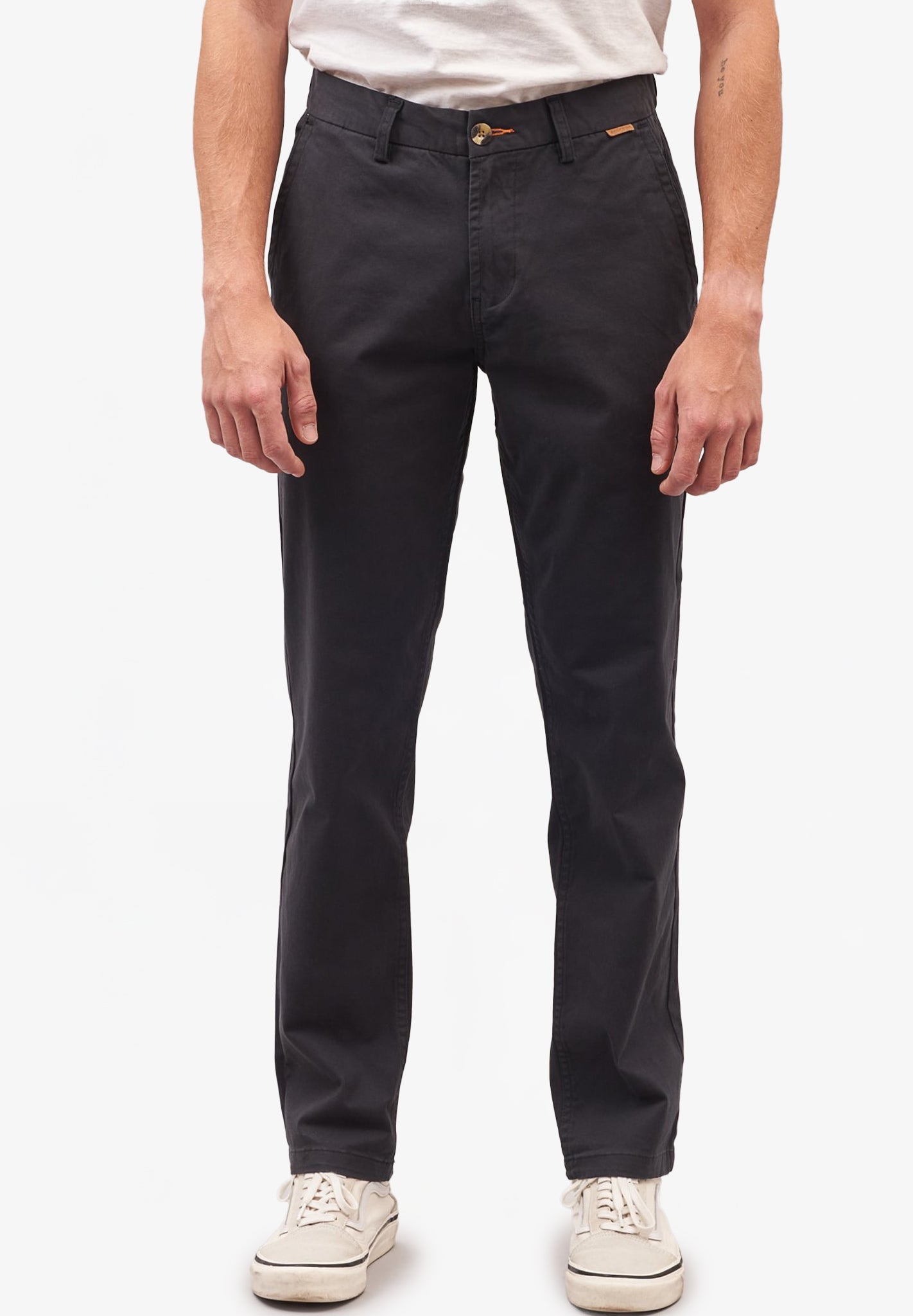 PASSENGER - 365 Organic Cotton Trouser - Faded Black - BACKYARD
