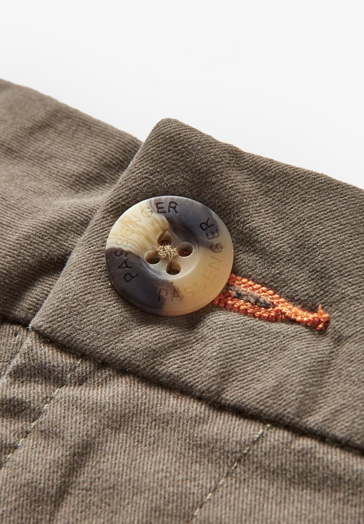 PASSENGER - 365 Organic Cotton Trouser - Dusty Olive - BACKYARD