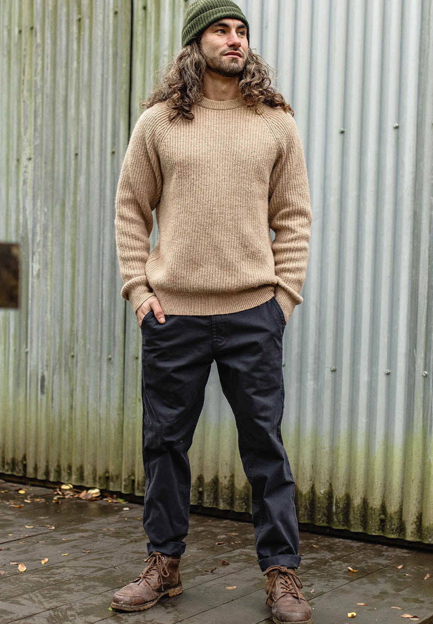 PASSENGER - 365 Organic Cotton Trouser - Faded Black - BACKYARD