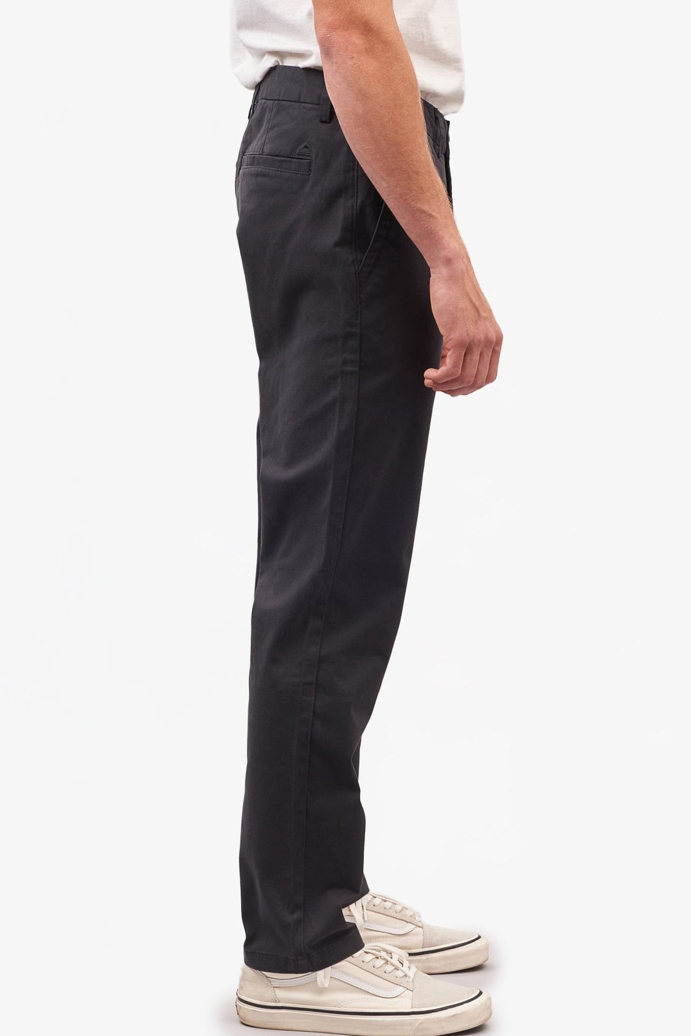 PASSENGER - 365 Organic Cotton Trouser - Faded Black - BACKYARD