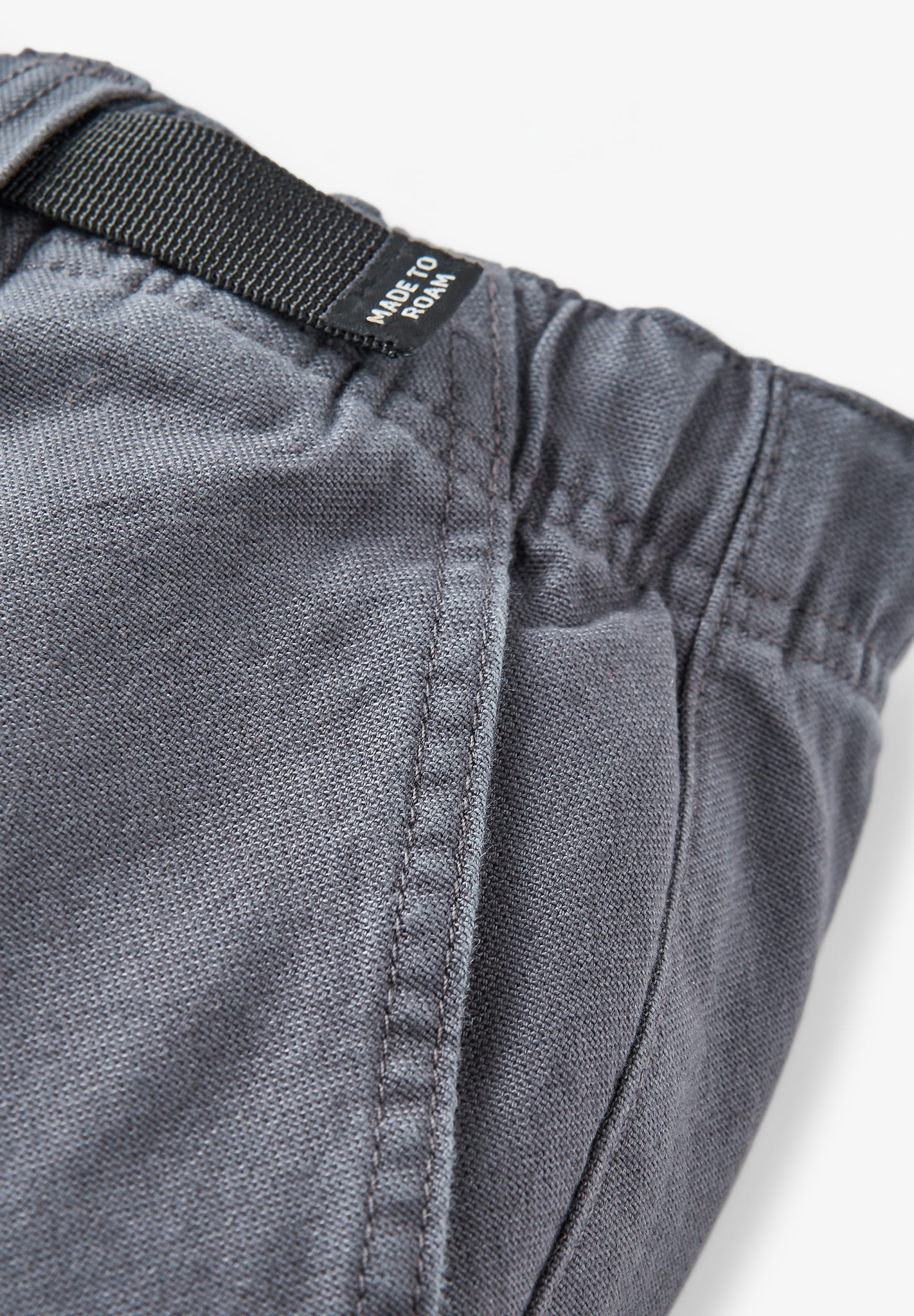 PASSENGER - Adventurer Organic Canvas Trouser - Charcoal - BACKYARD