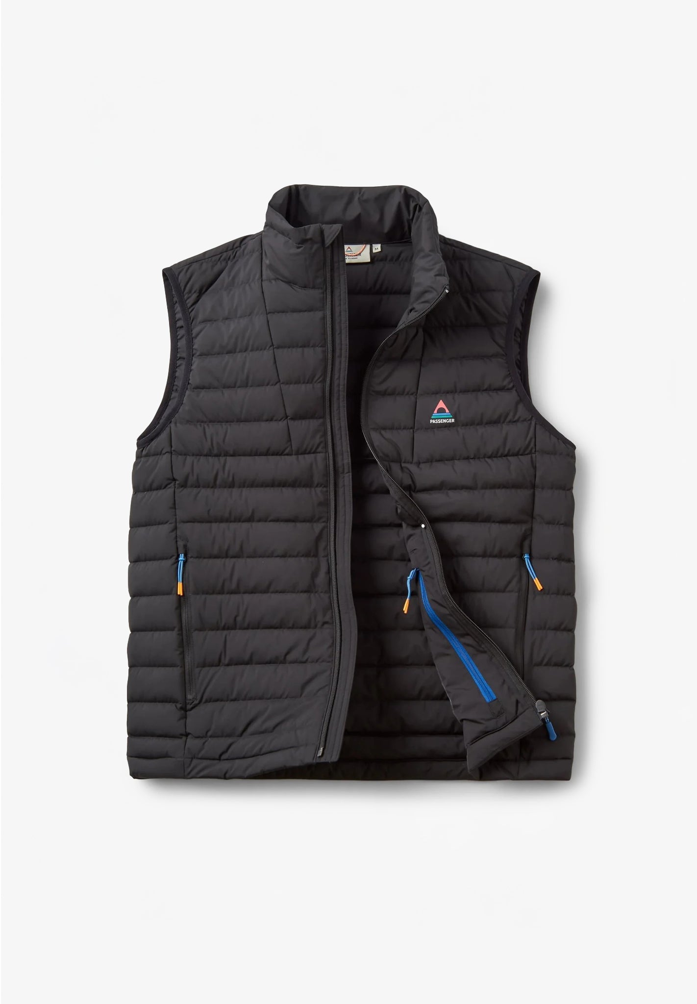 PASSENGER - Ashland Down Recycled Vest - Black - BACKYARD