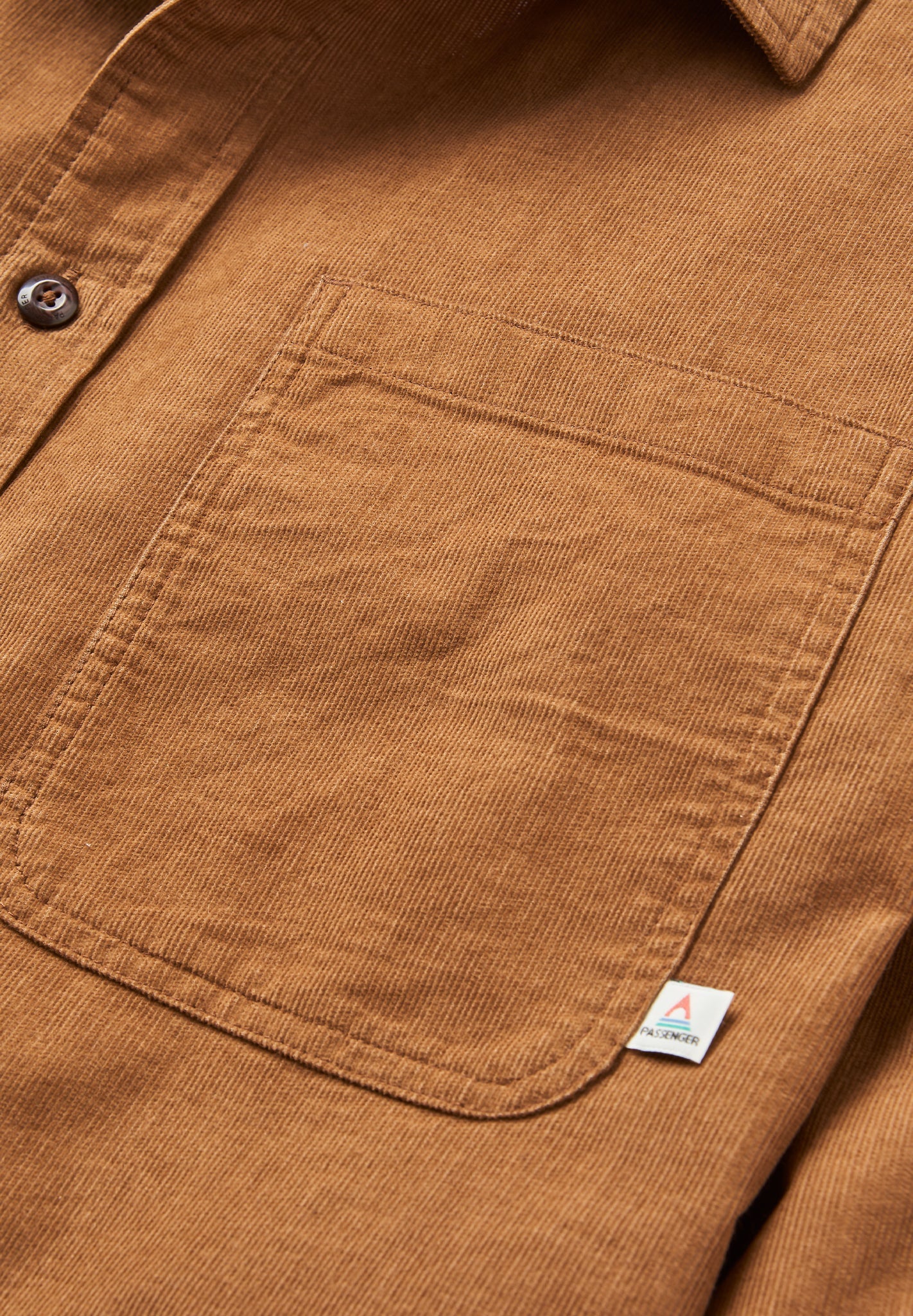 PASSENGER - Backcountry Cord Light Shirt - Caramel - BACKYARD