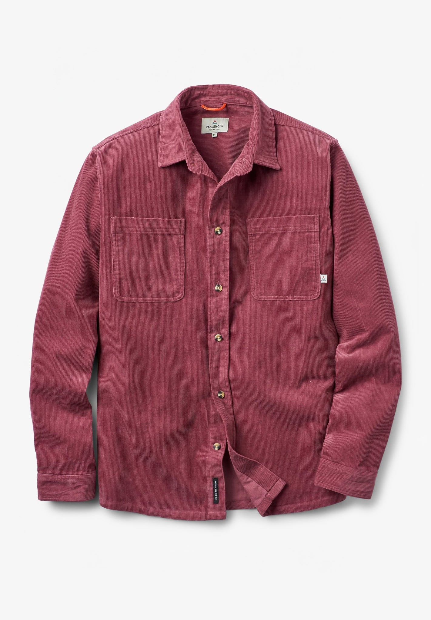 PASSENGER - Backcountry Cord Shirt - Crushed Berry - BACKYARD