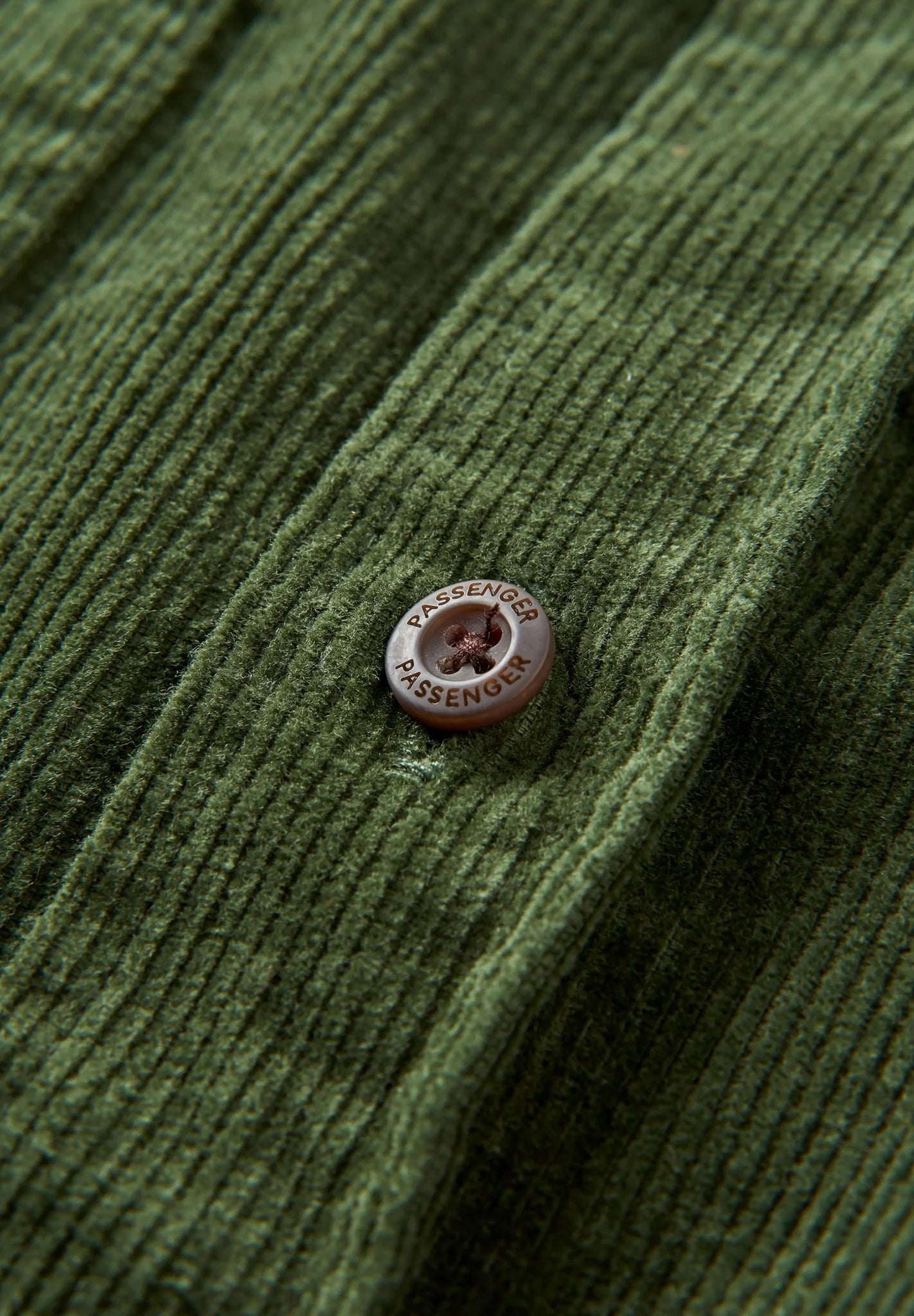 PASSENGER - Backcountry Cord Shirt - Fir Tree - BACKYARD