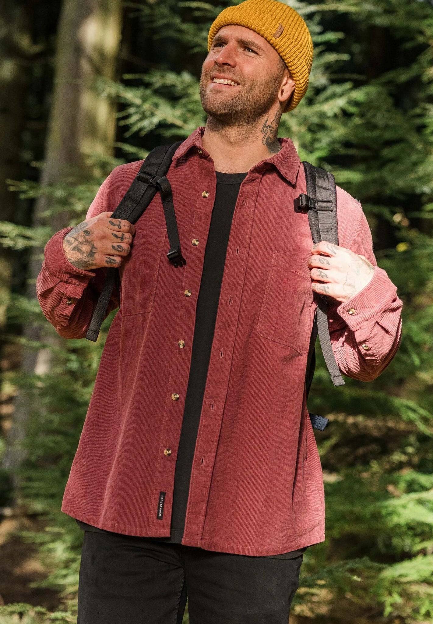 PASSENGER - Backcountry Cord Shirt - Crushed Berry - BACKYARD