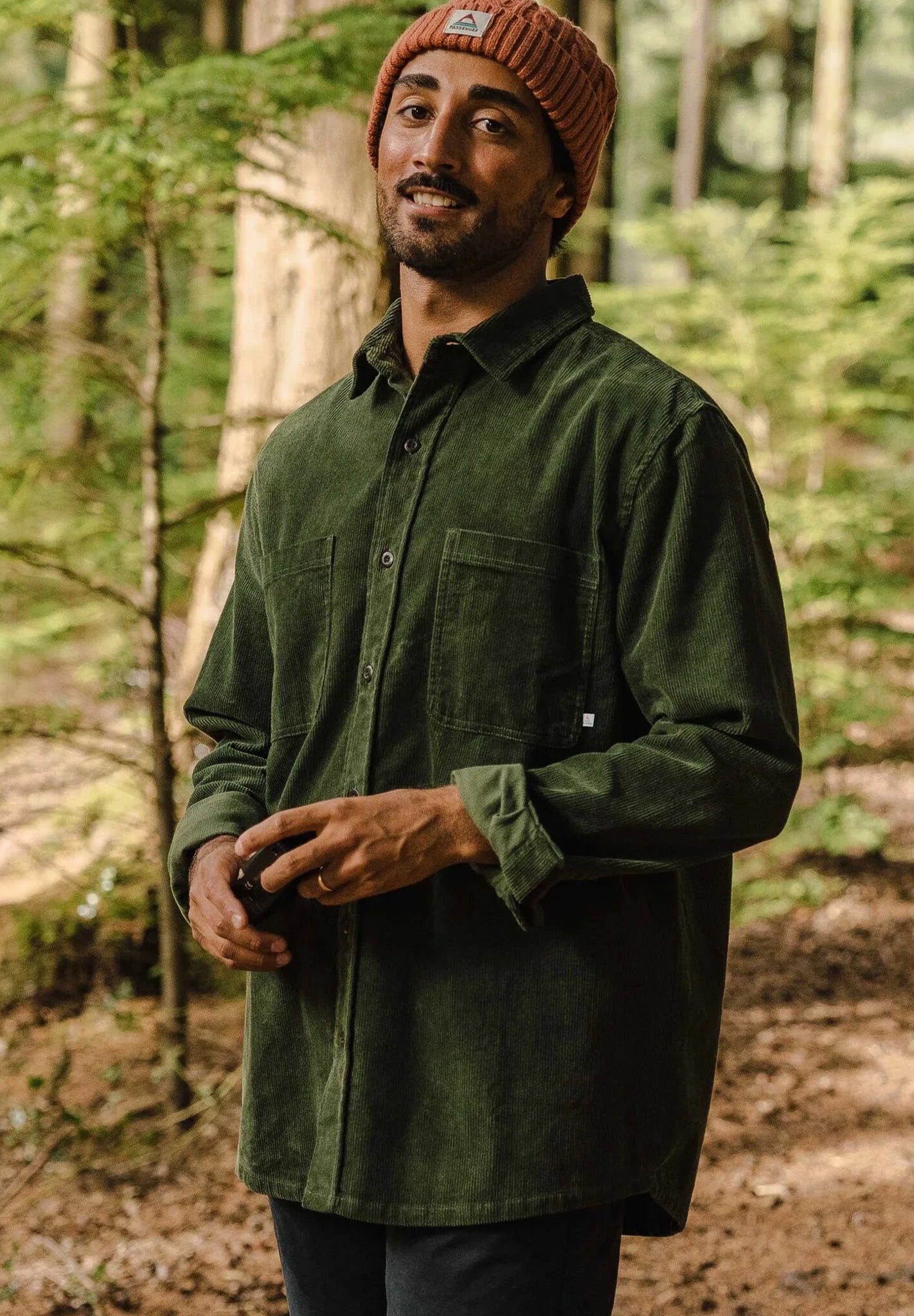 PASSENGER - Backcountry Cord Shirt - Fir Tree - BACKYARD