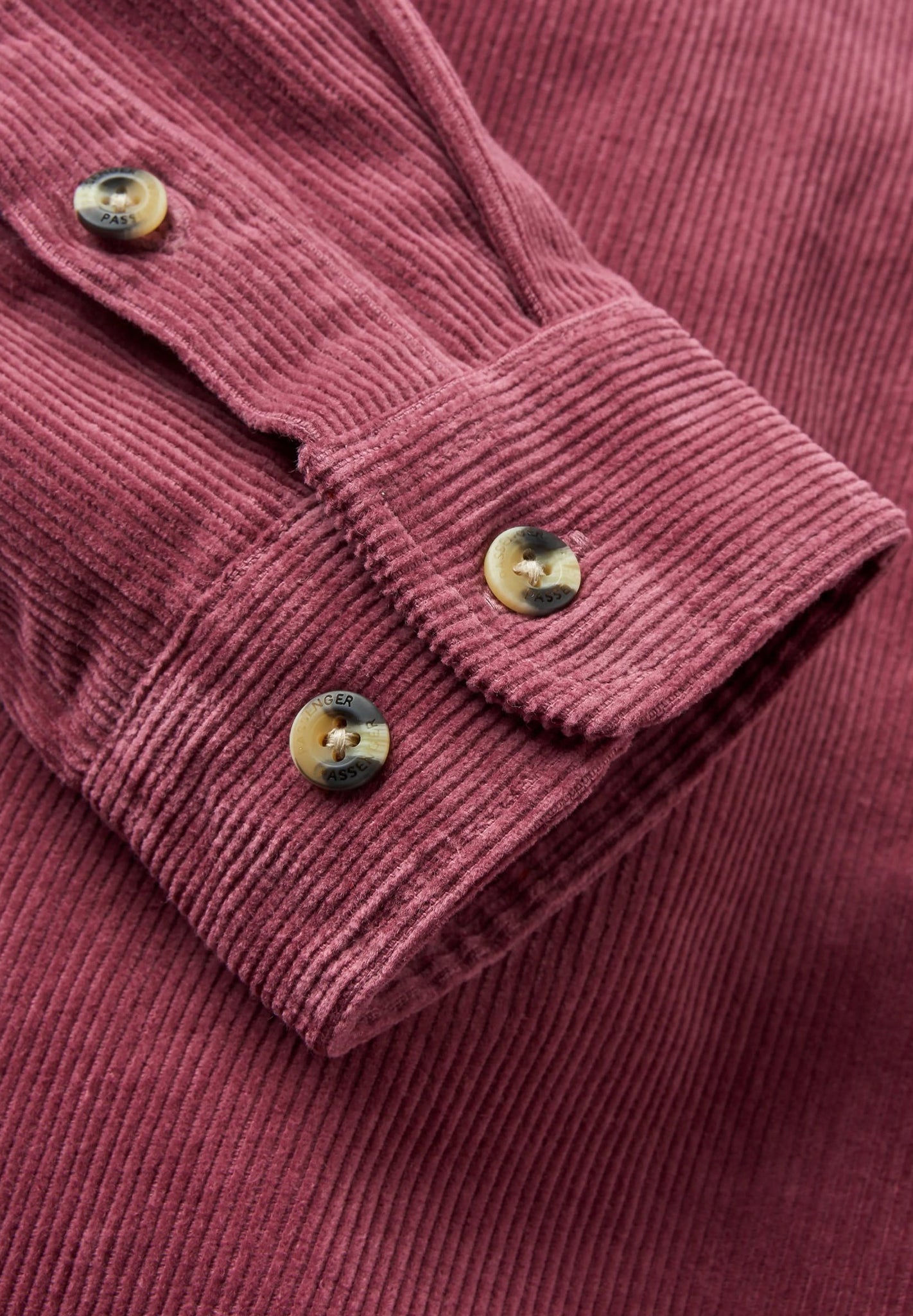 PASSENGER - Backcountry Cord Shirt - Crushed Berry - BACKYARD