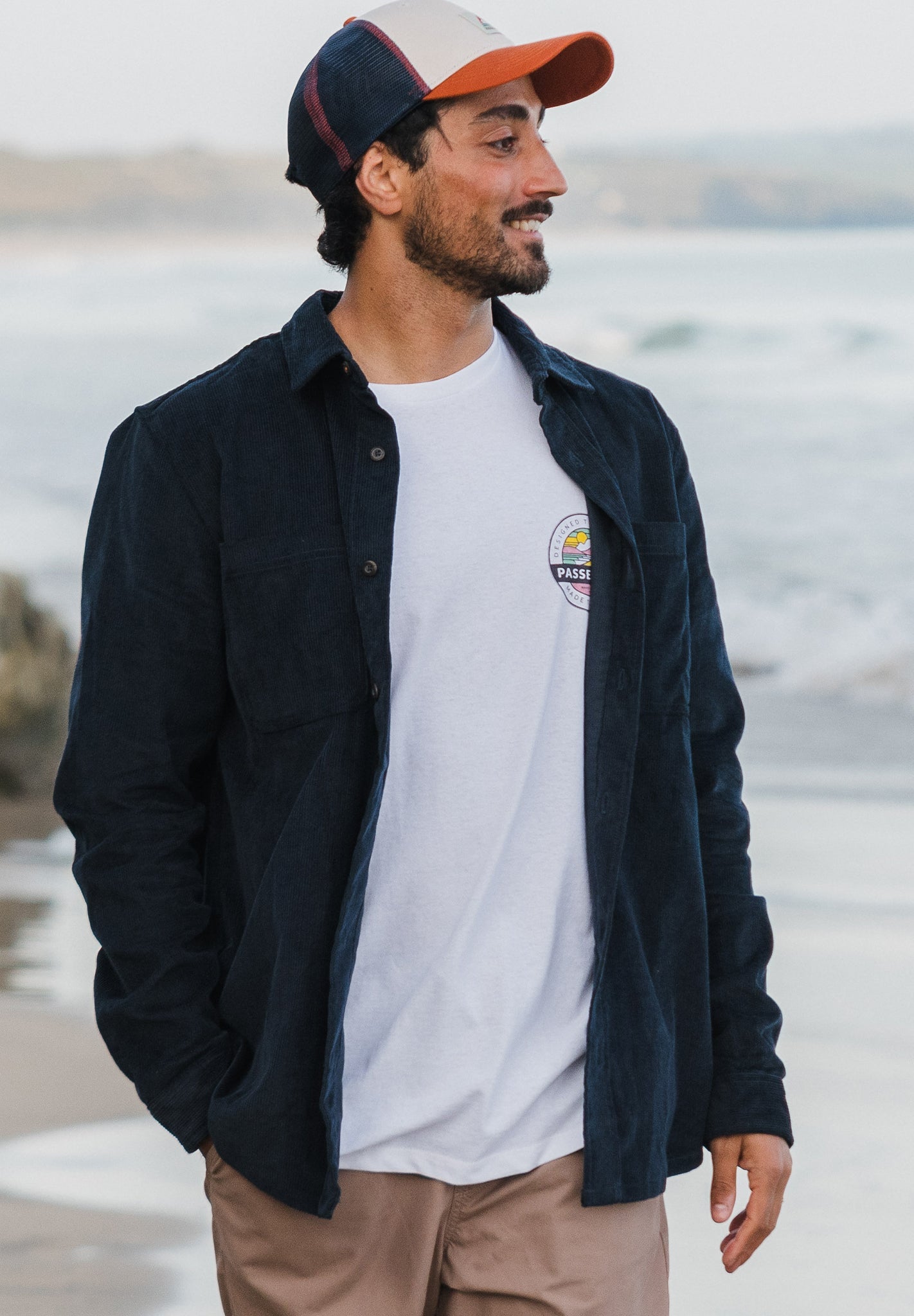 PASSENGER - Backcountry Cord Shirt - Deep Navy - BACKYARD