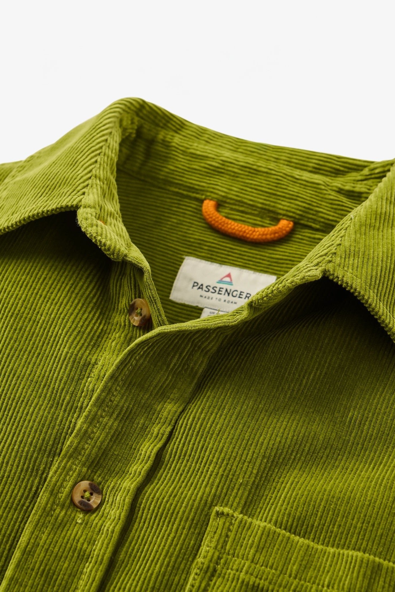 PASSENGER - Backcountry Cord Shirt - Tea Green - BACKYARD
