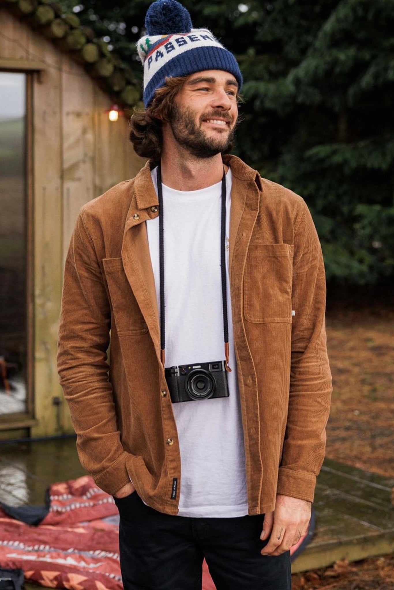 PASSENGER - Backcountry Cord Shirt - Toffee - BACKYARD