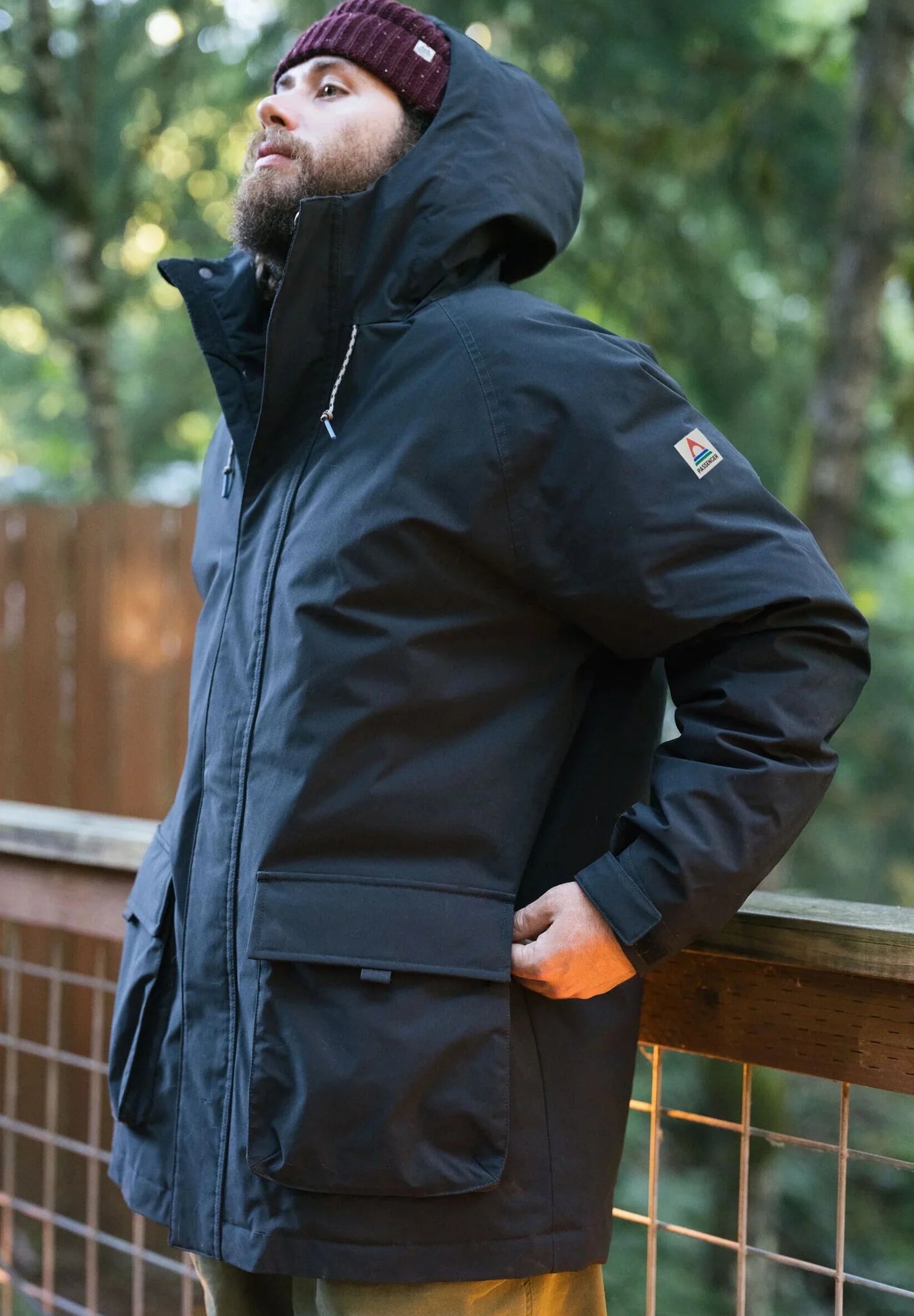 PASSENGER - Baltic Recycled Insulated Parka - Black - BACKYARD