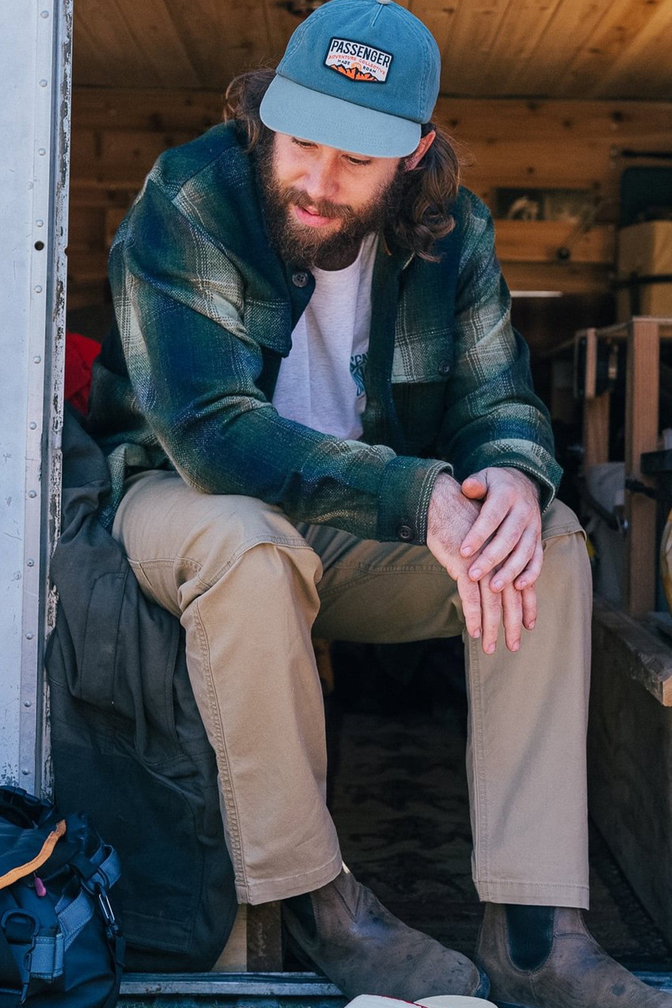 PASSENGER - Barren Overshirt - Khaki - BACKYARD