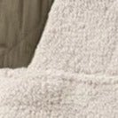 PASSENGER - Beaumont Recycled Sherpa Hooded Fleece - Vintage White - BACKYARD