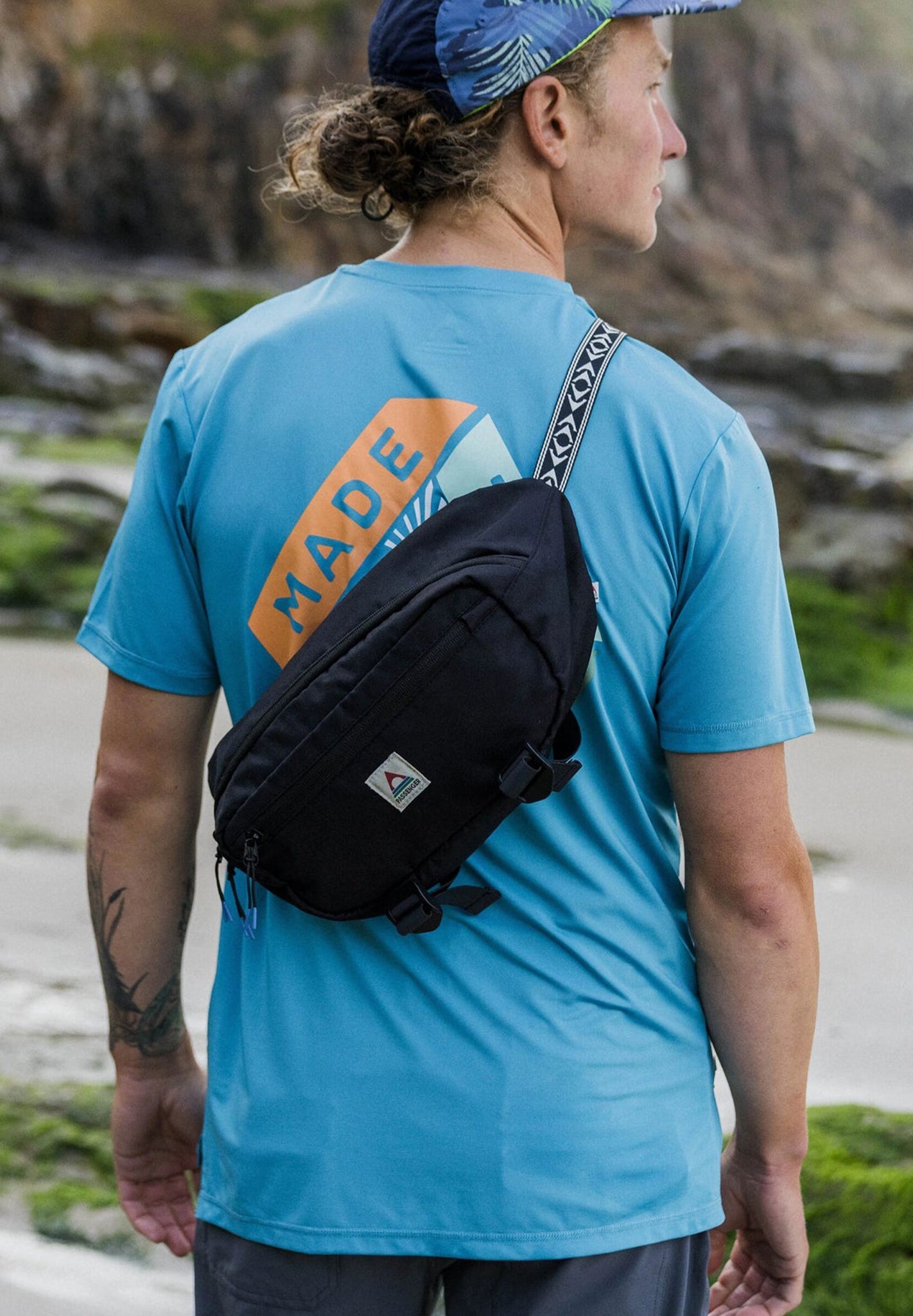 PASSENGER - Boondocker Recycled Hip Pack - Black - BACKYARD