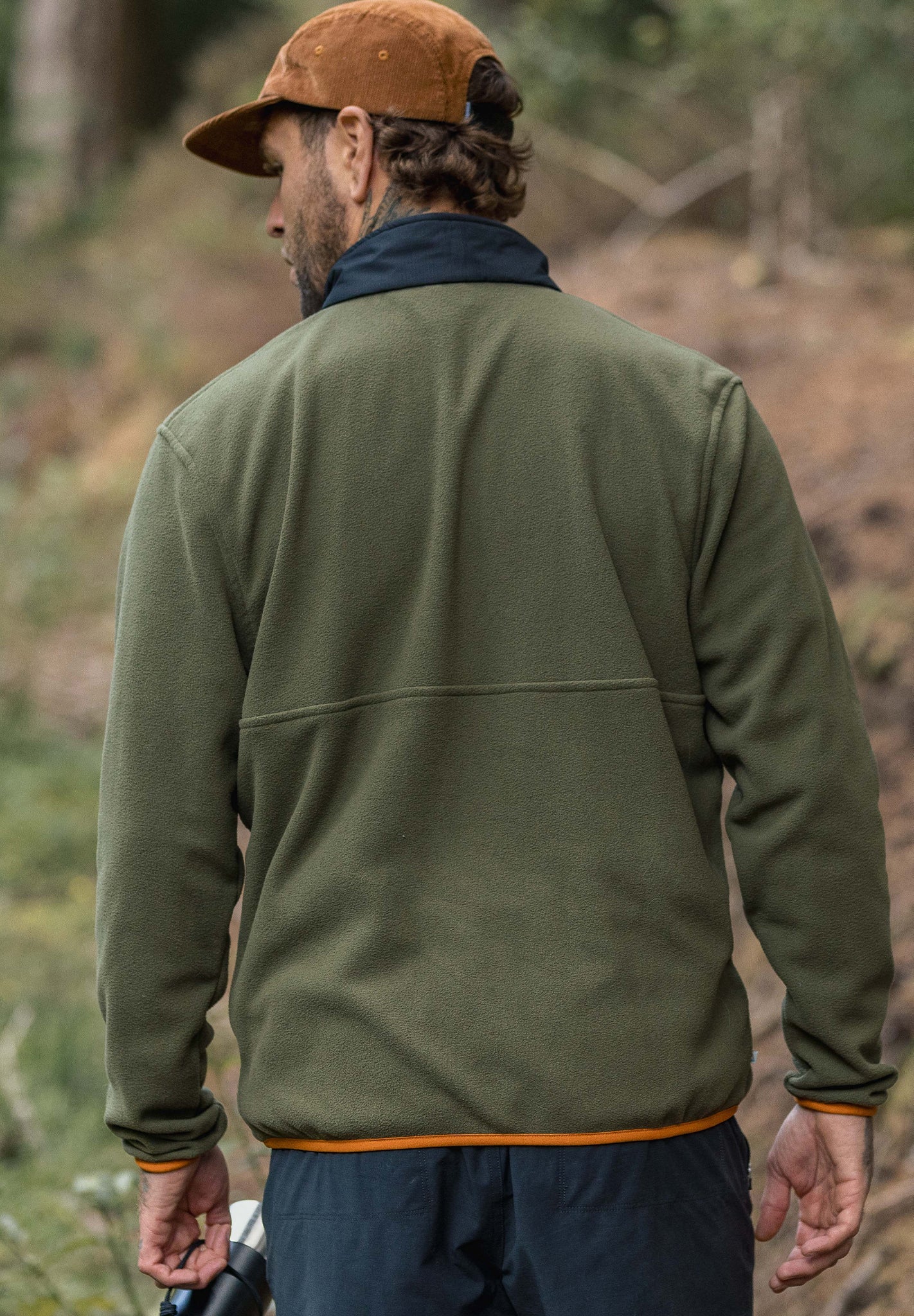 PASSENGER - Born Explorer Recycled Polar - Lined Sherpa Fleece - Khaki - BACKYARD