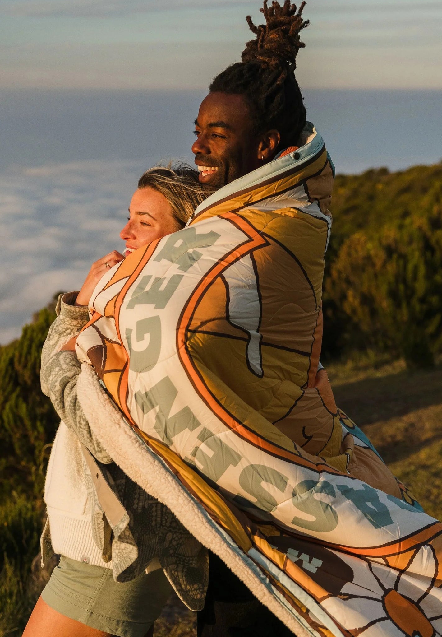 PASSENGER - Cabin Recycled Sherpa Blanket - Seasonal Graphic Birch - BACKYARD