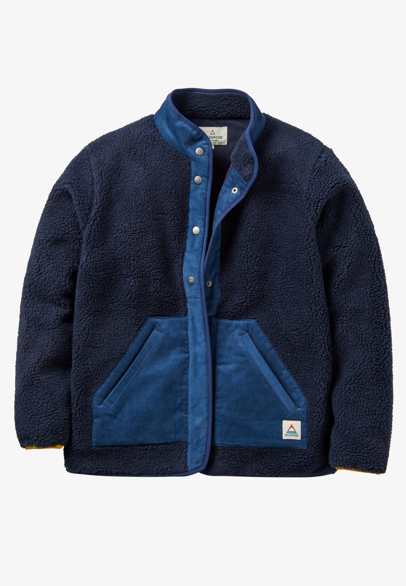 PASSENGER - Clover 2.0 Recycled Sherpa Fleece - Deep Navy - BACKYARD