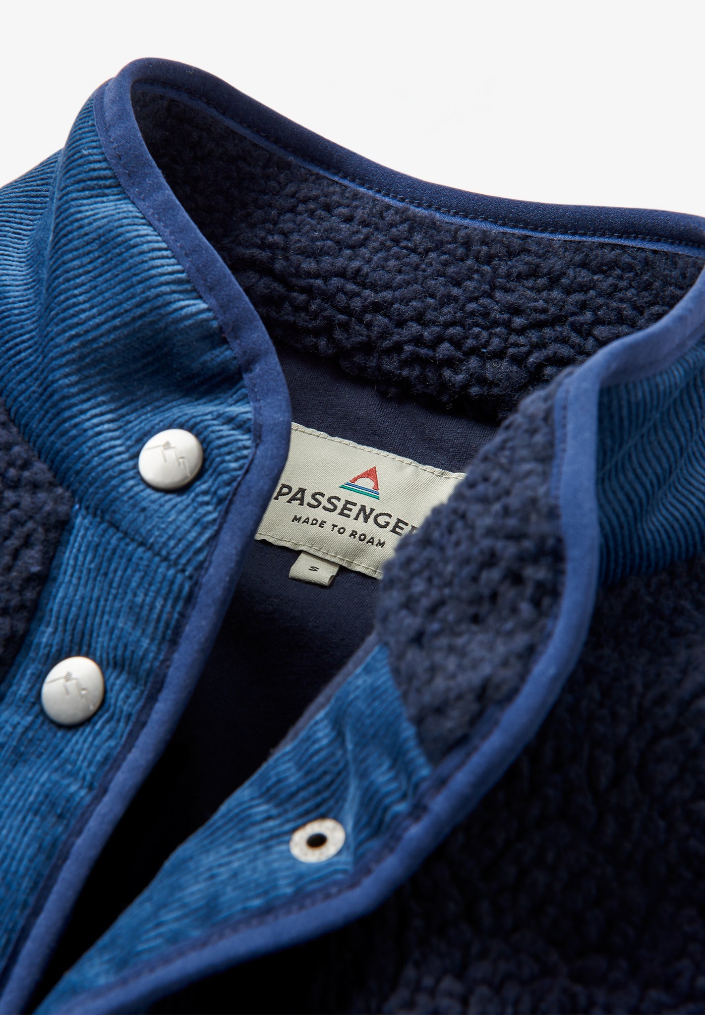 PASSENGER - Clover 2.0 Recycled Sherpa Fleece - Deep Navy - BACKYARD