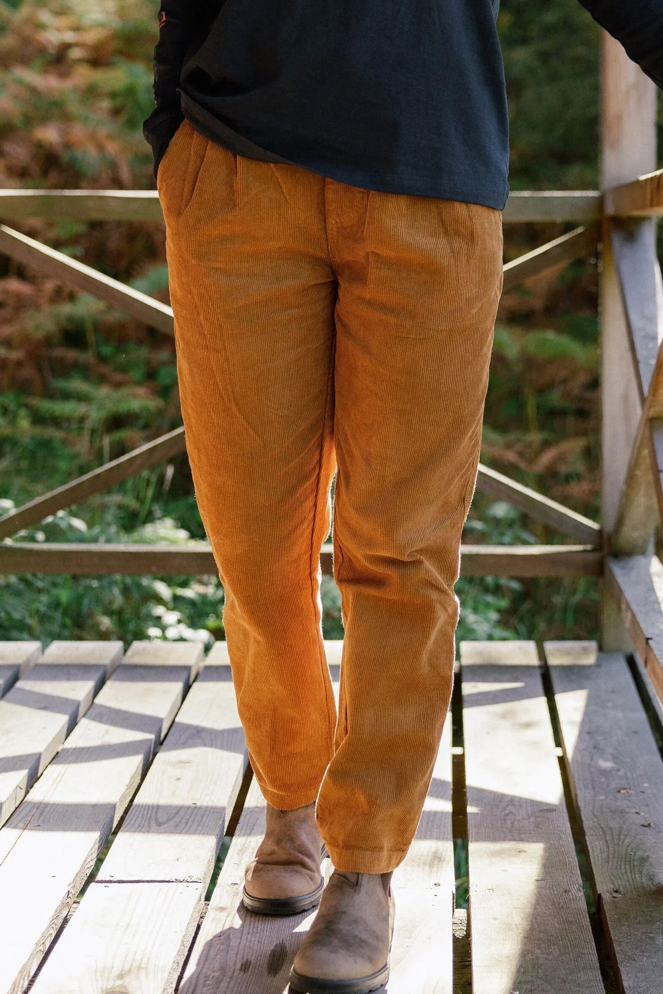 PASSENGER - Compass Recycled Corduroy Trouser - Coconut - BACKYARD