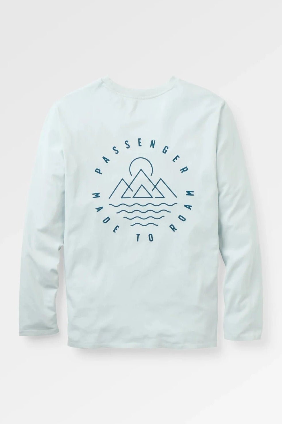 PASSENGER - Escapism Recycled LS T-Shirt - Grey Blue - BACKYARD