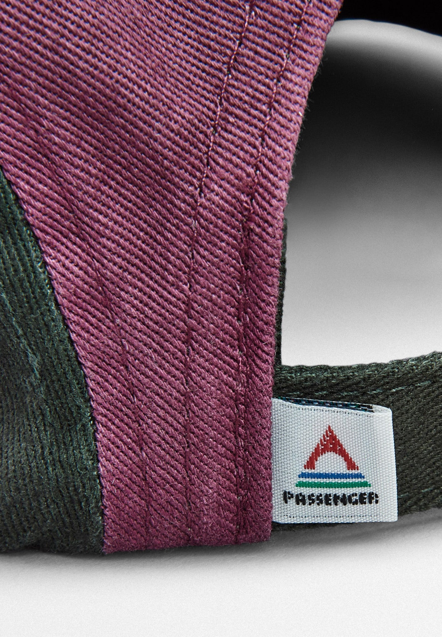 PASSENGER - Fixie Recycled 5 Panel Cap - Grape Multi - BACKYARD