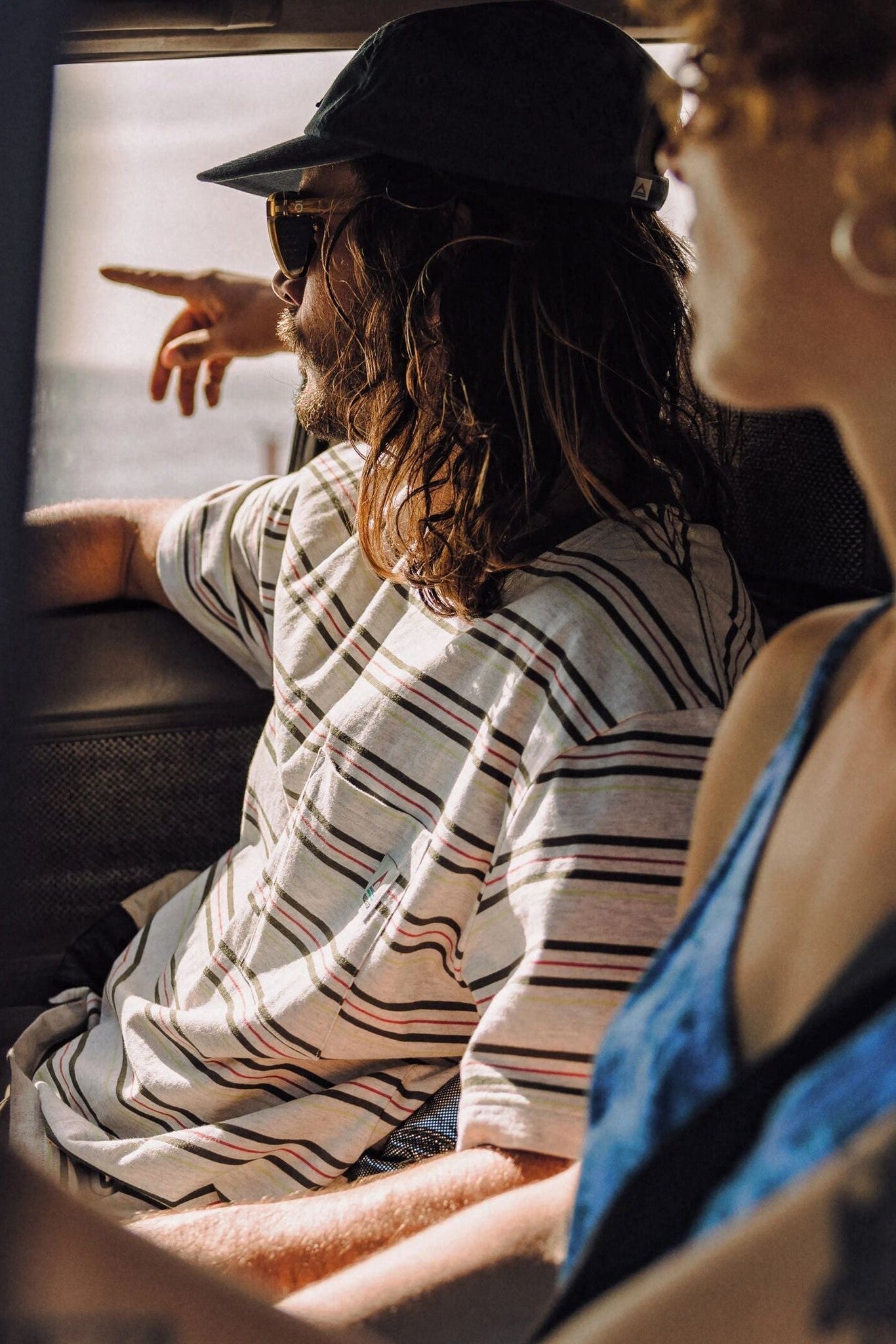 PASSENGER - Fixie Recycled 5 Panel Cap - Tidal Blue - BACKYARD