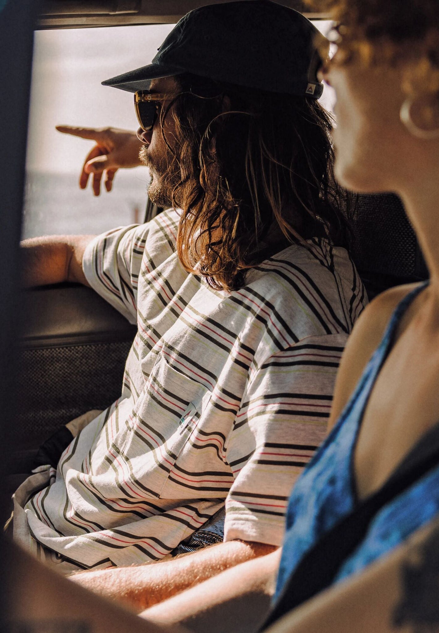 PASSENGER - Fixie Recycled 5 Panel Cap - Tidal Blue - BACKYARD