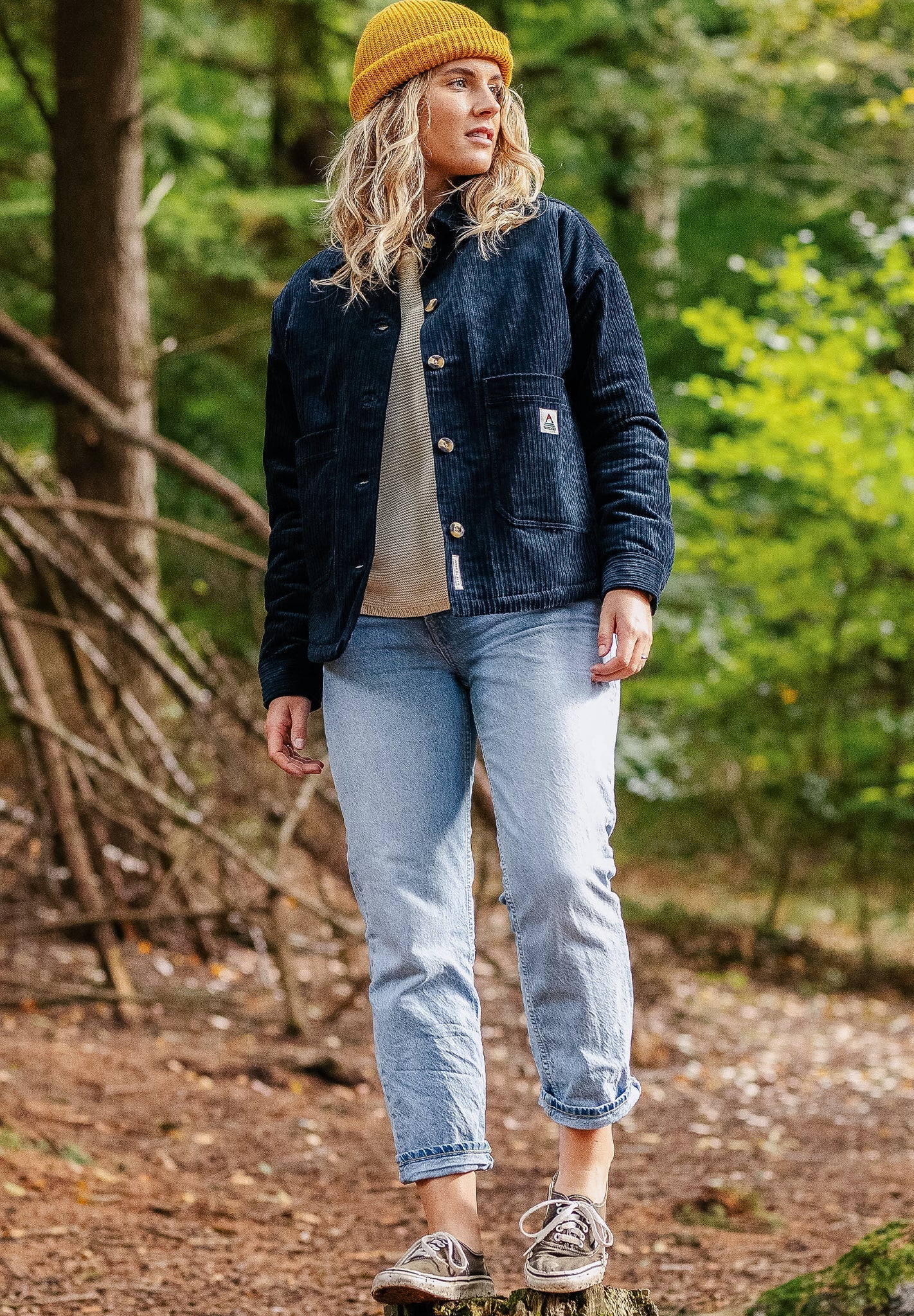 PASSENGER - Flint Corduroy Overshirt - Deep Navy - BACKYARD