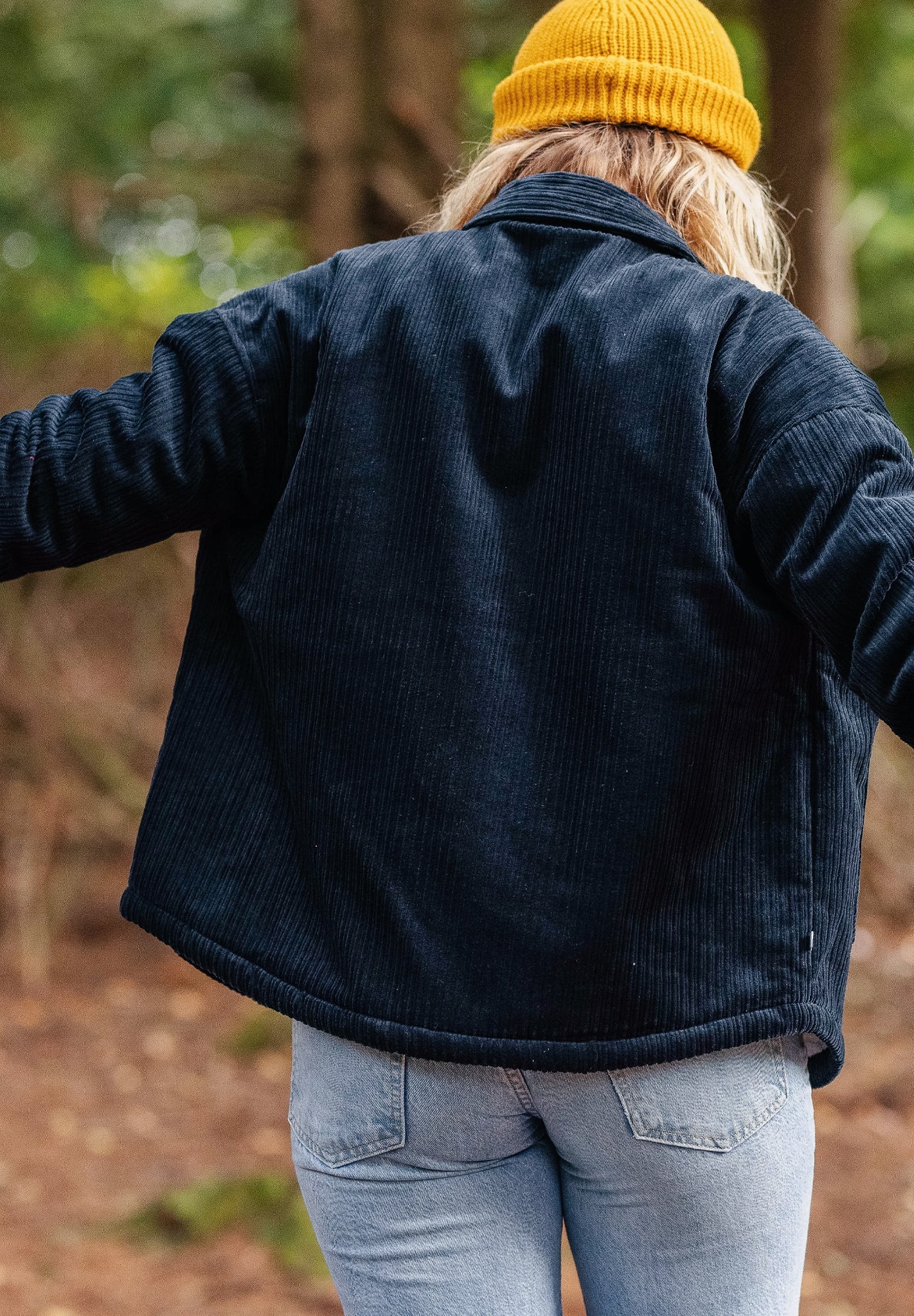 PASSENGER - Flint Corduroy Overshirt - Deep Navy - BACKYARD