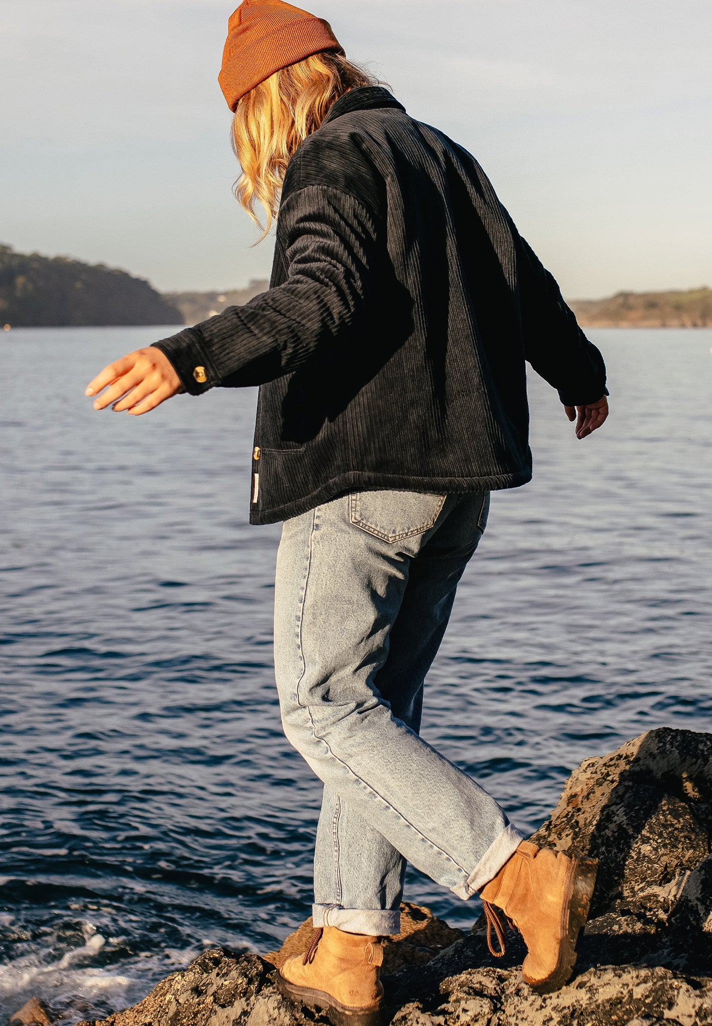 PASSENGER - Flint Corduroy Overshirt - Deep Navy - BACKYARD