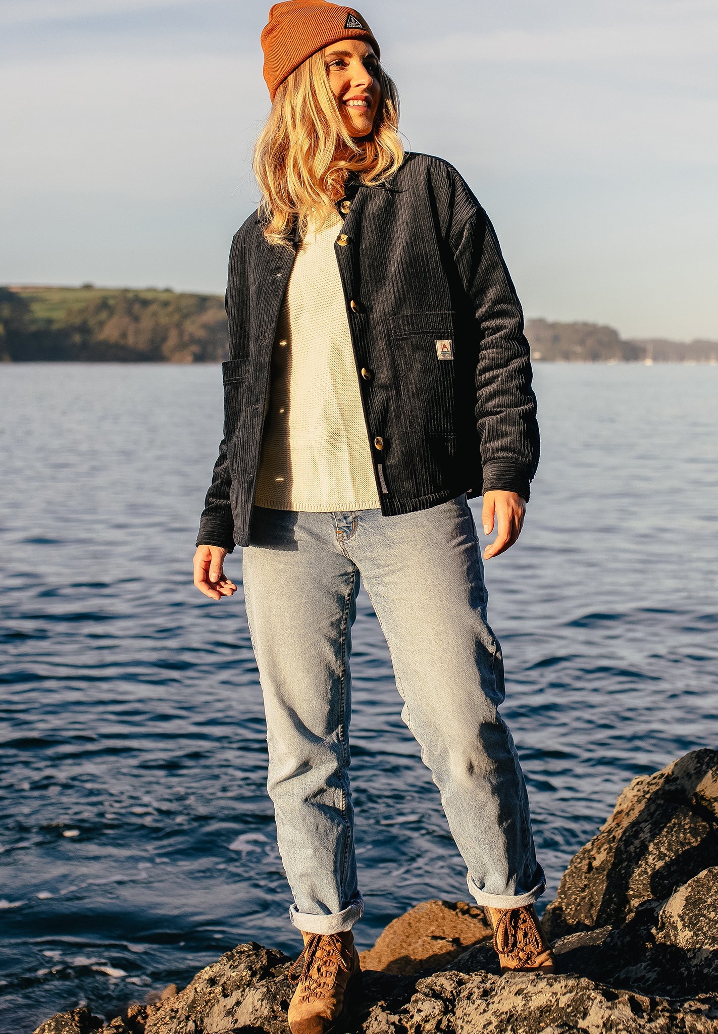 PASSENGER - Flint Corduroy Overshirt - Deep Navy - BACKYARD