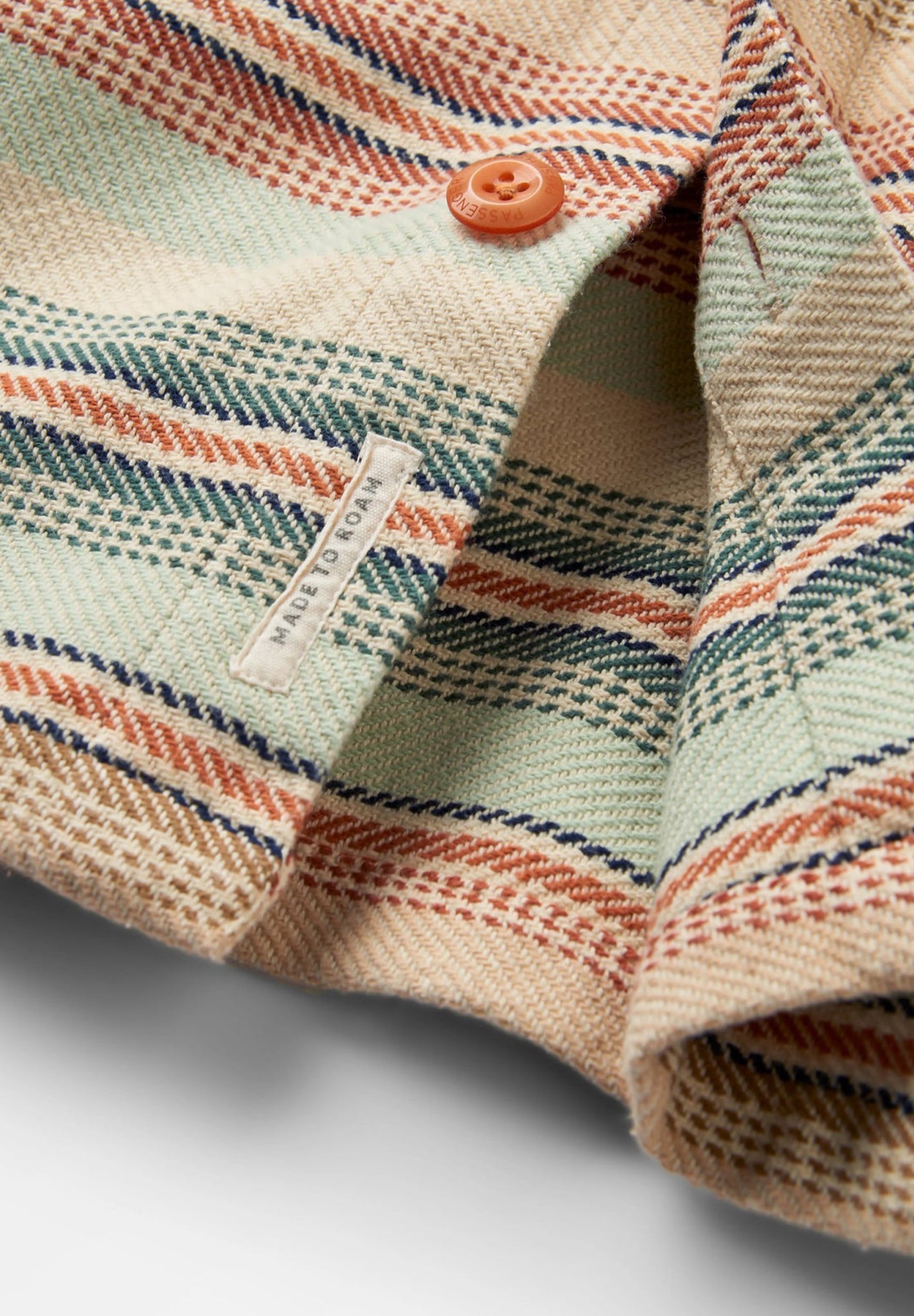 PASSENGER - Island Heavy Twill Shirt - Birch Beach Stripe - BACKYARD