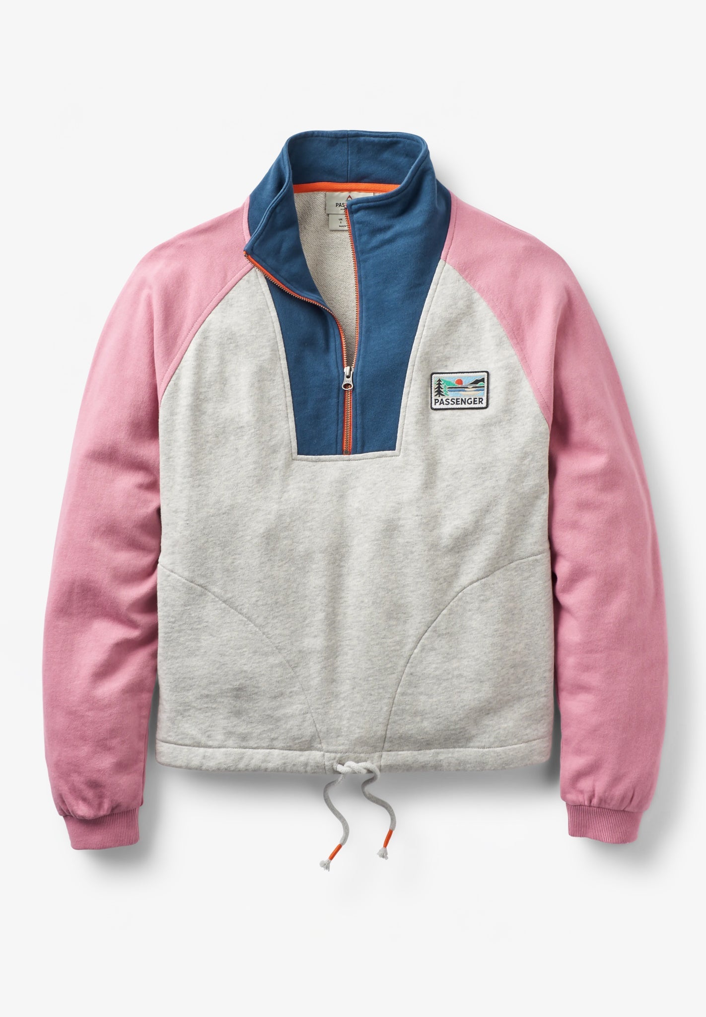 PASSENGER - Jazz Womens Smock Sweatshirt - Grey Marl - BACKYARD