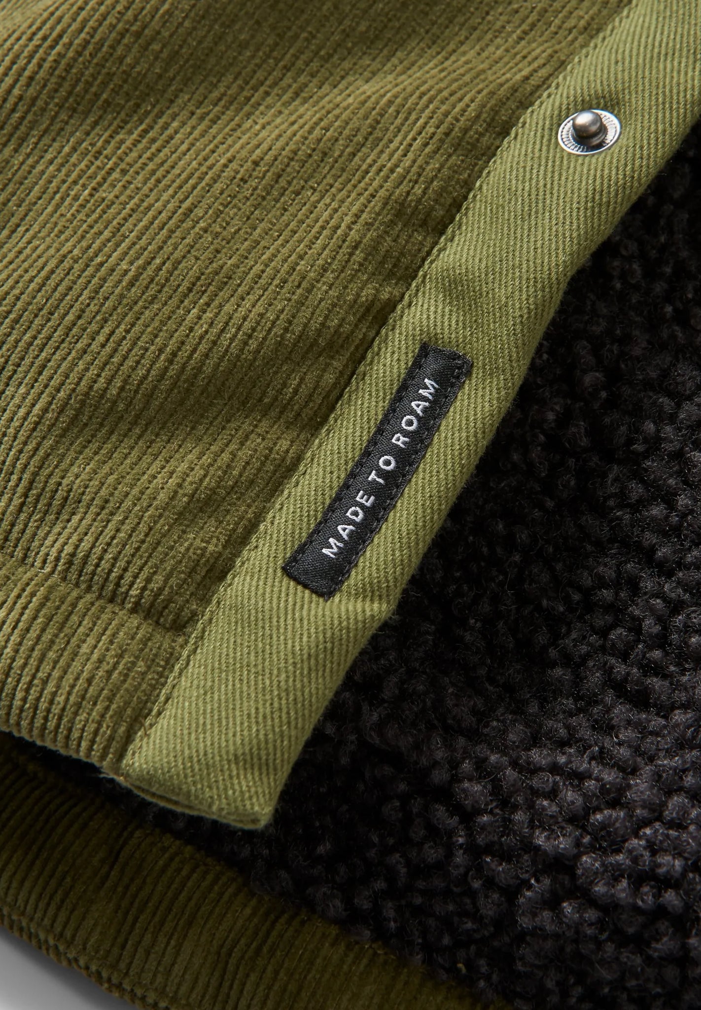 PASSENGER - Kodiak 2.0 Sherpa Lined Cord Overshirt - Khaki - BACKYARD