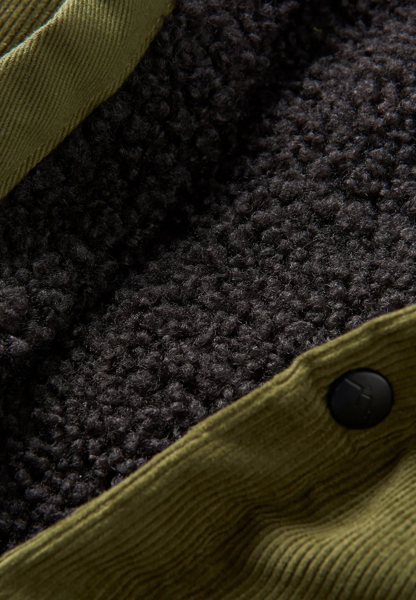 PASSENGER - Kodiak 2.0 Sherpa Lined Cord Overshirt - Khaki - BACKYARD