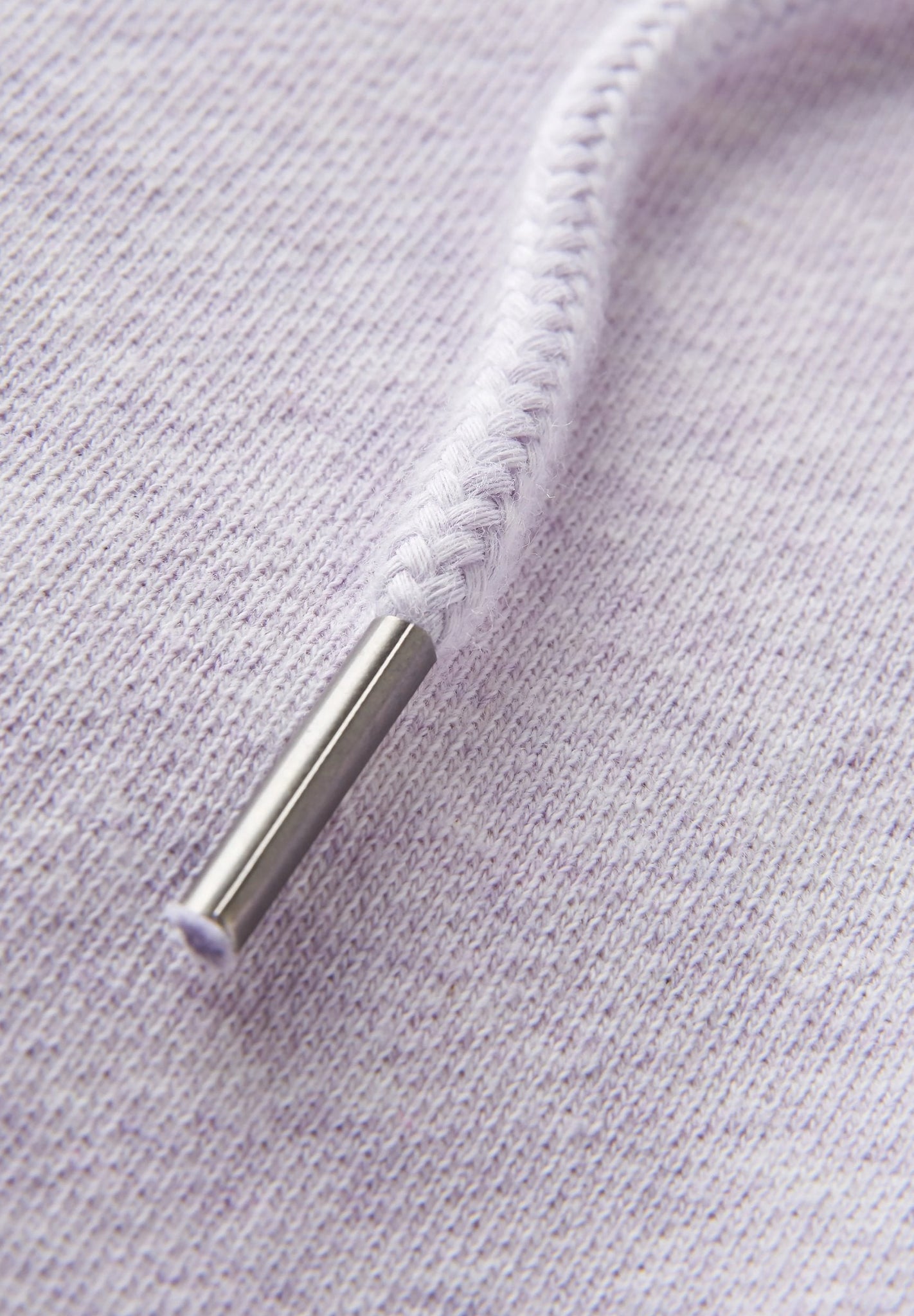 PASSENGER - Laidback Organic Cotton Hoodie - Lilac Mist Marl - BACKYARD