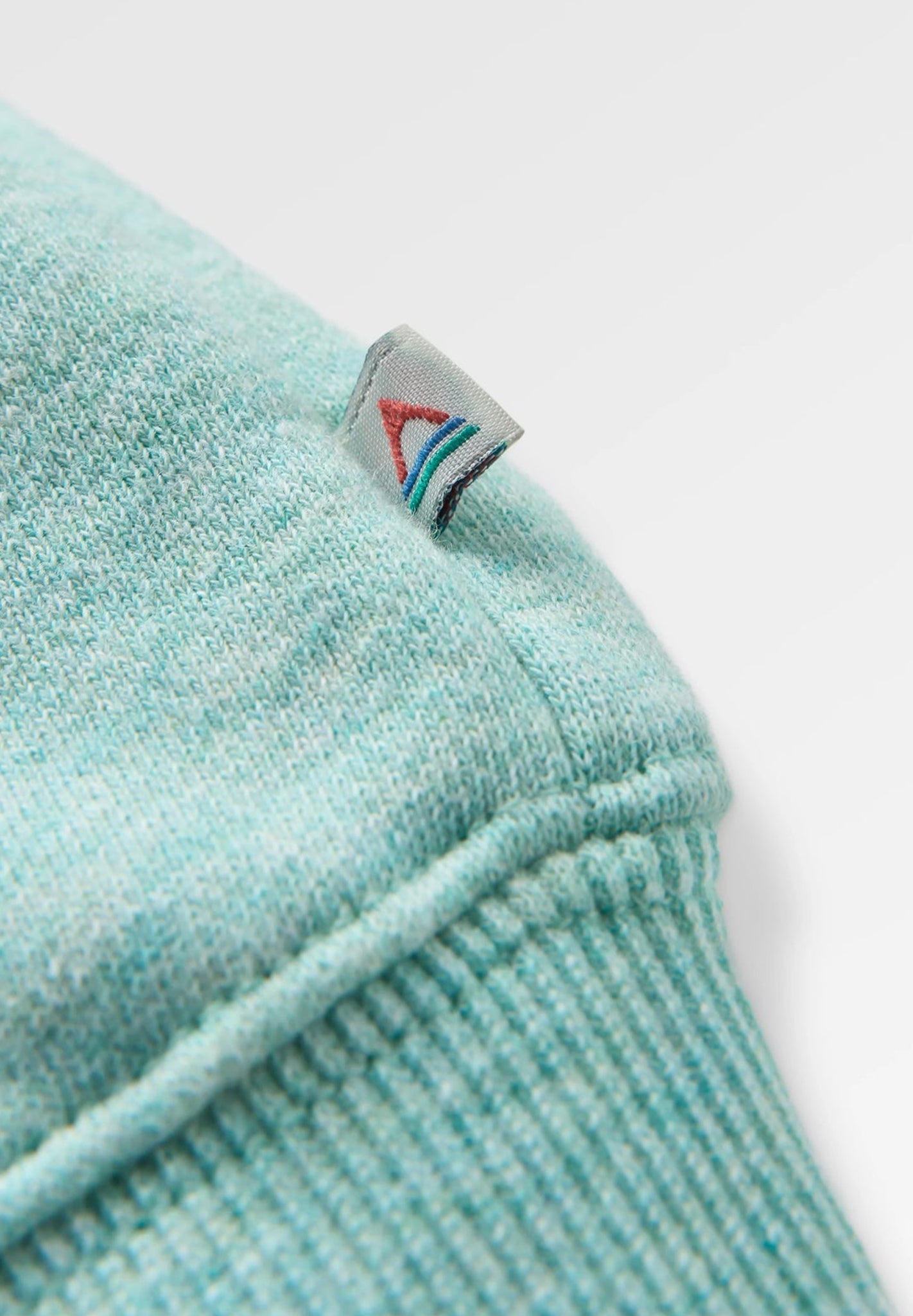 PASSENGER - Laidback Organic Cotton Sweatshirt - Aqua Marl - BACKYARD