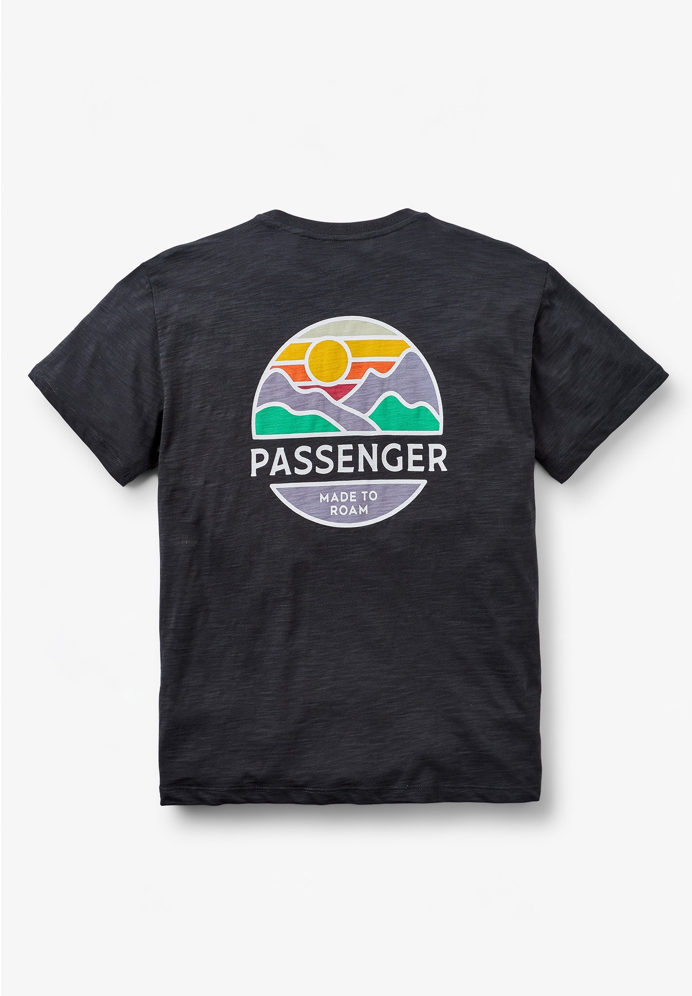 PASSENGER - Laidback Recycled Cotton T-Shirt - Black - BACKYARD