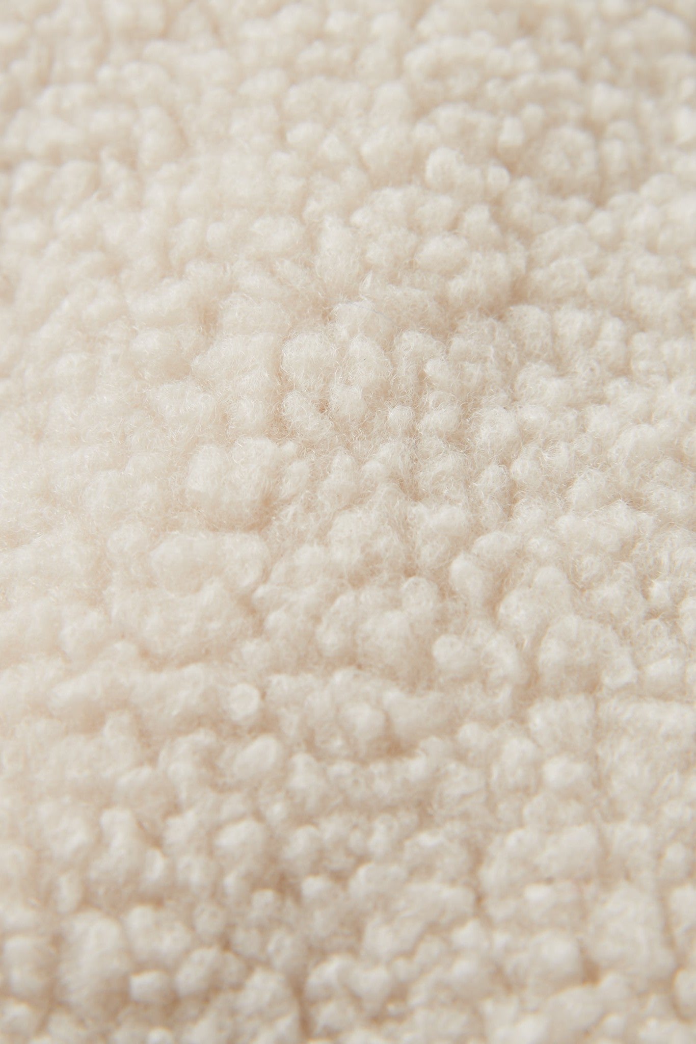 PASSENGER - Lucia Recycled Sherpa Fleece - Vintage White - BACKYARD