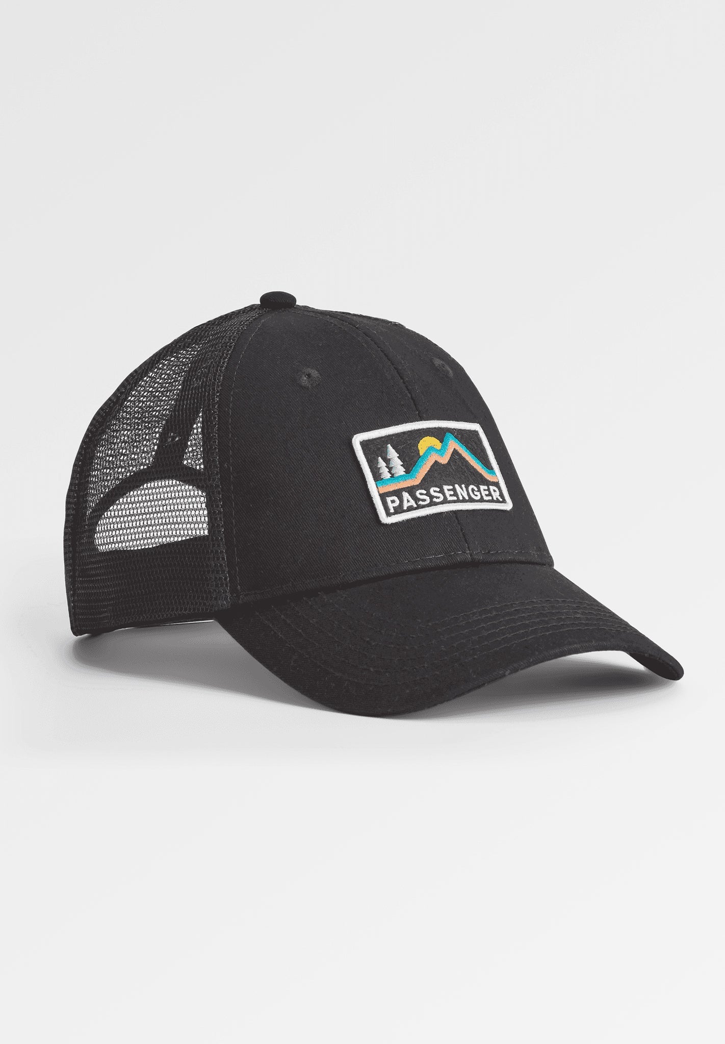 PASSENGER - Made To Roam Mesh Snapback Cap - Phantom Black - BACKYARD