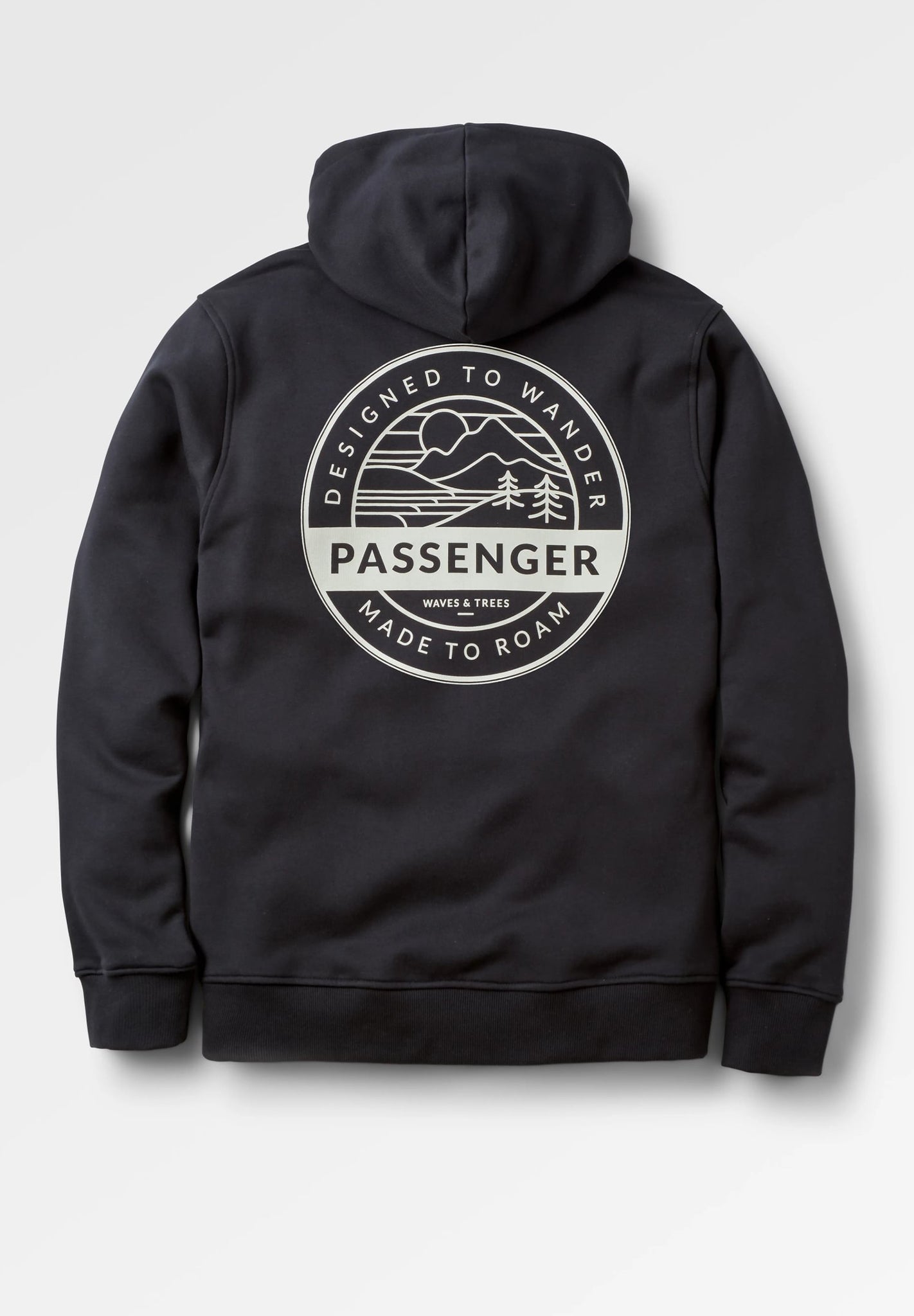 PASSENGER - Odyssey Organic Cotton Hoodie - Black - BACKYARD