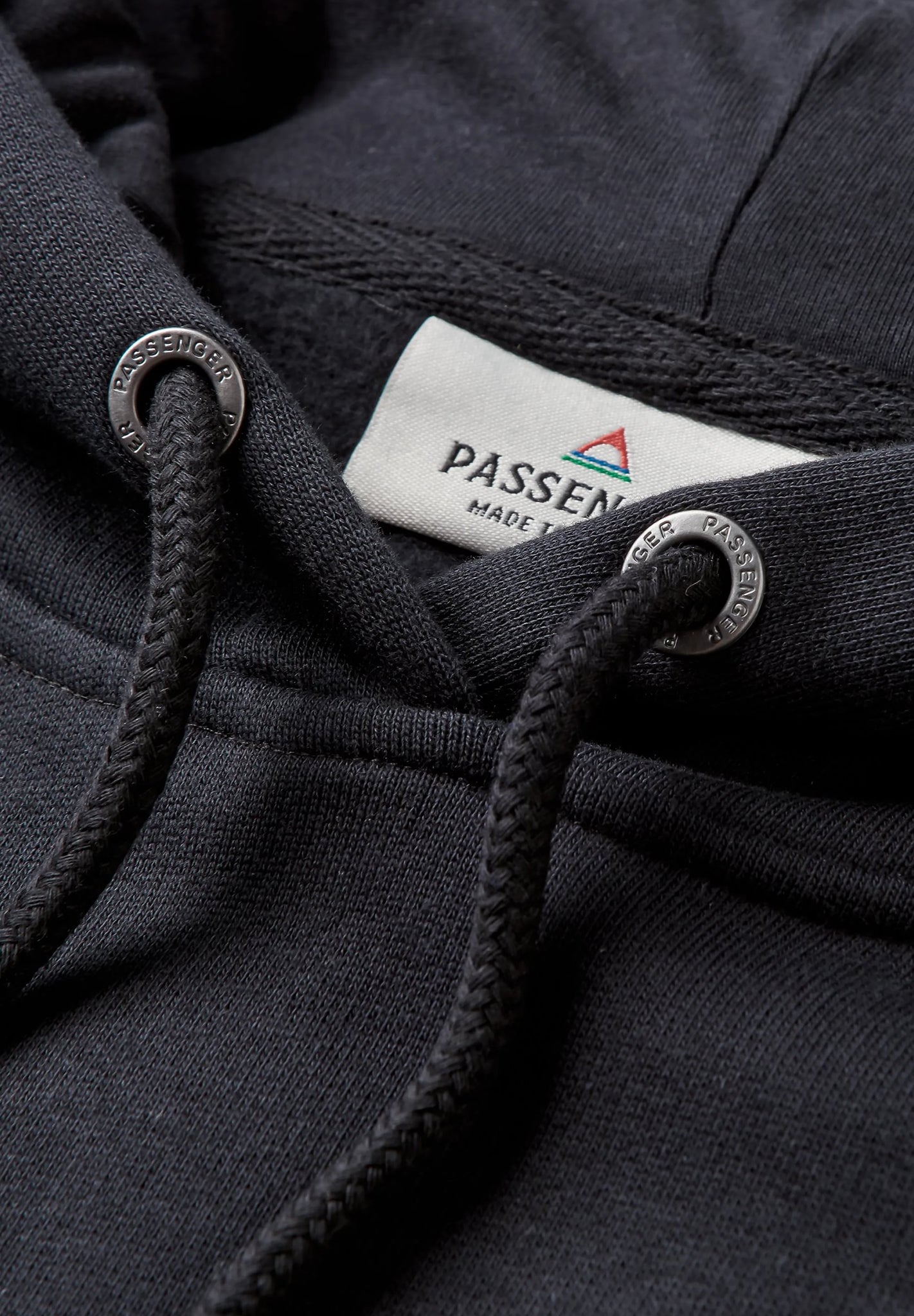 PASSENGER - Odyssey Organic Cotton Hoodie - Black - BACKYARD