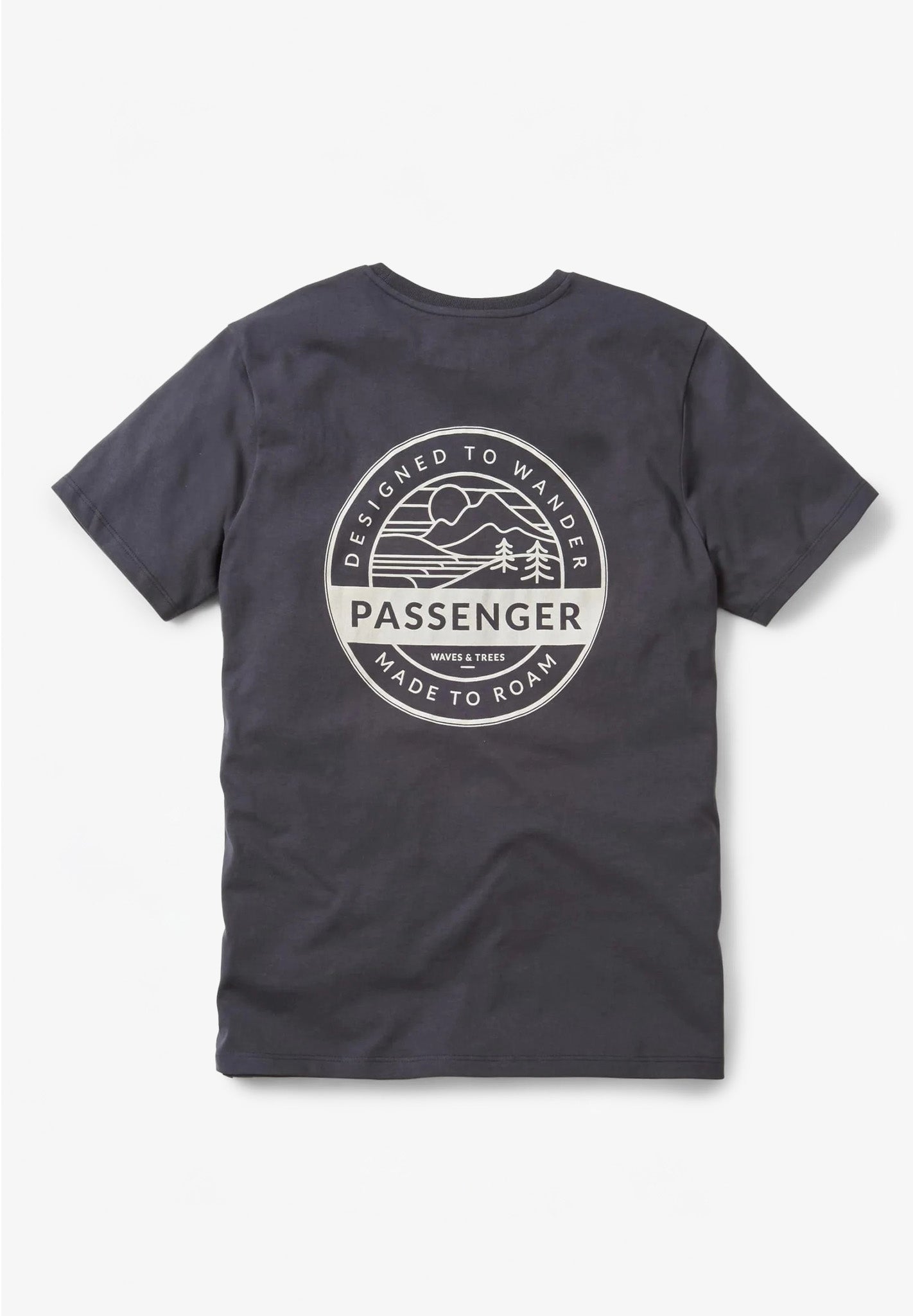 PASSENGER - Odyssey Recycled Cotton T-Shirt - Black - BACKYARD