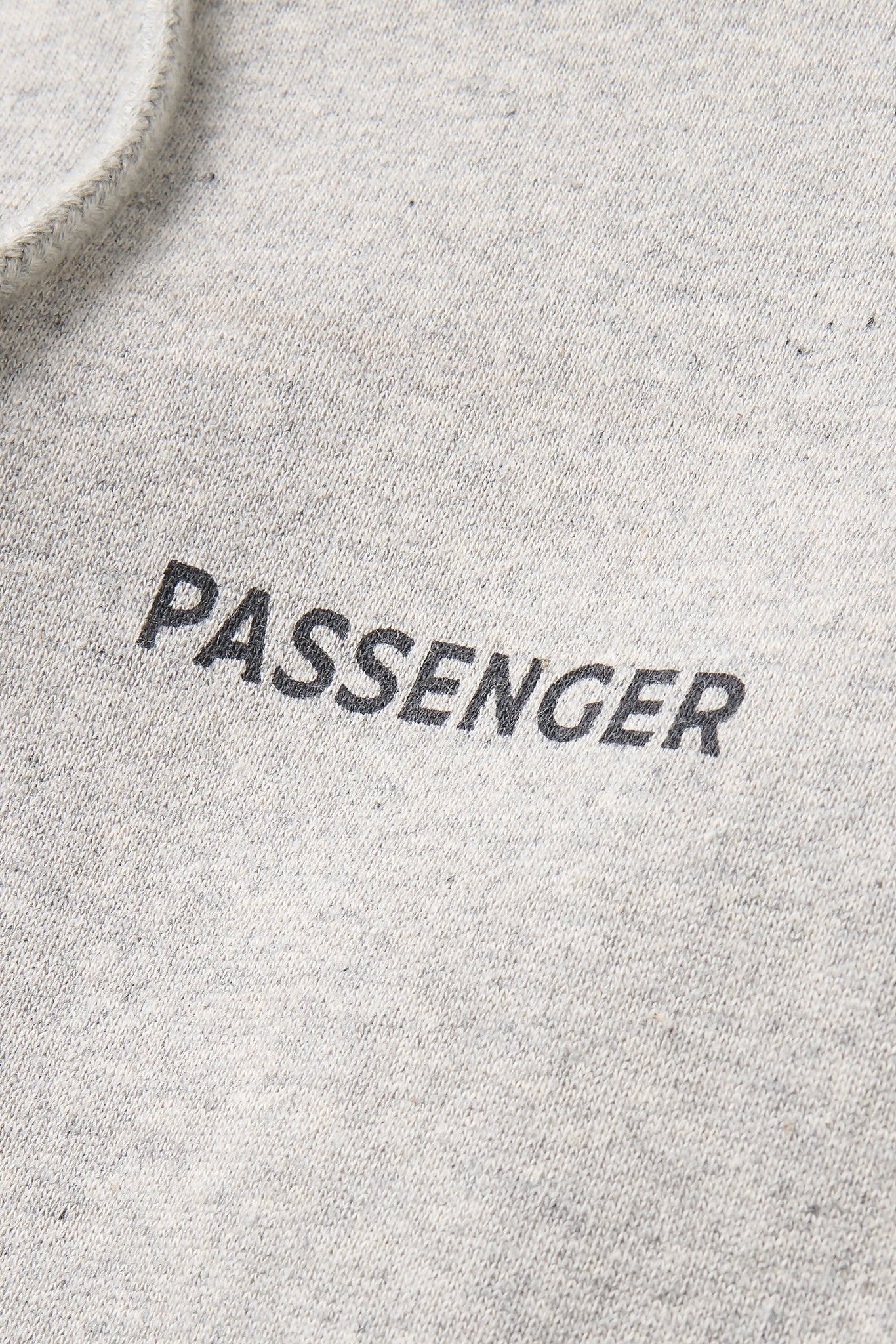 PASSENGER - Roamer Recycled Cotton Hoodie - Grey Marl - BACKYARD