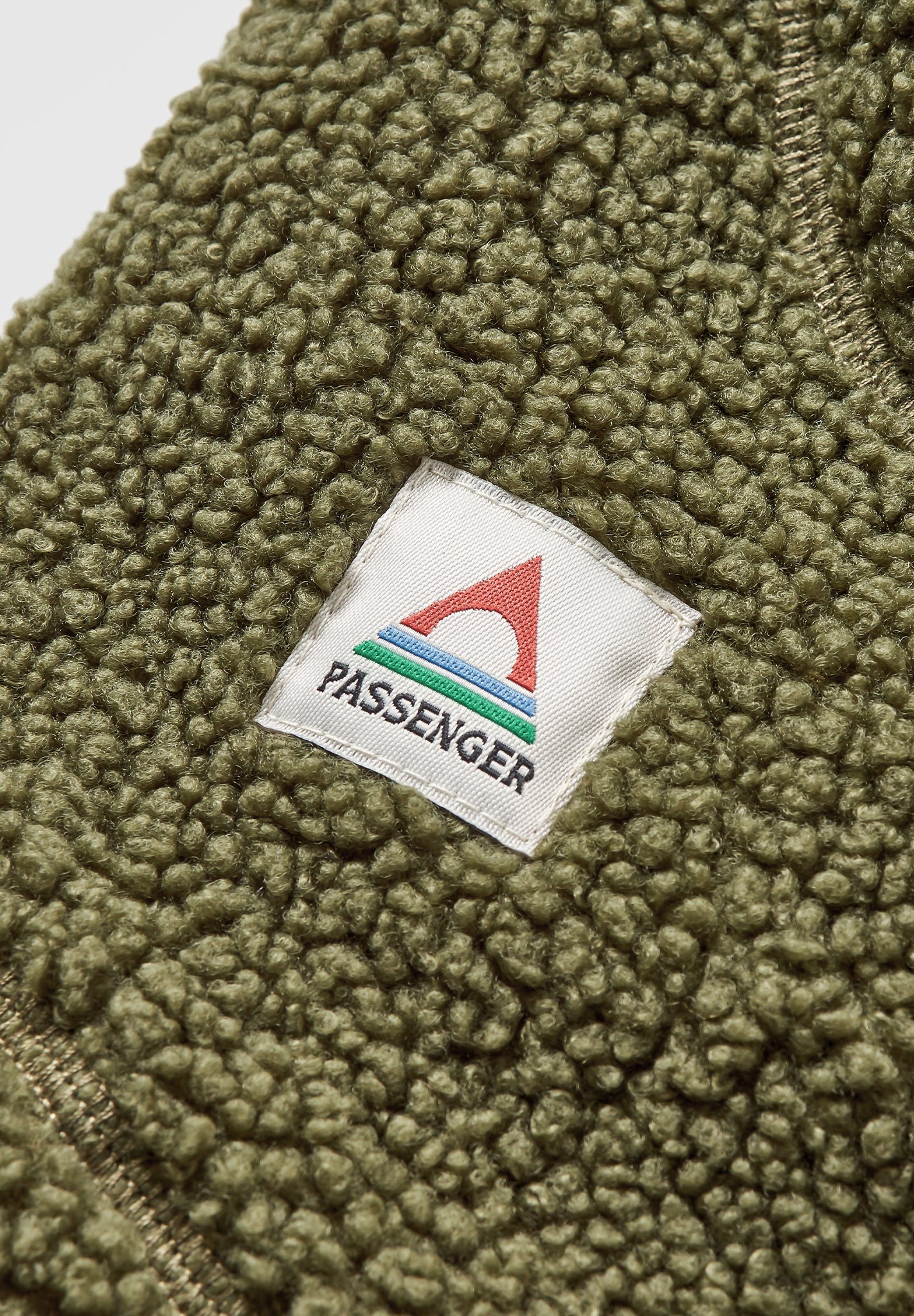 PASSENGER - Snowdrift Recycled Fleece Hood - Khaki - BACKYARD