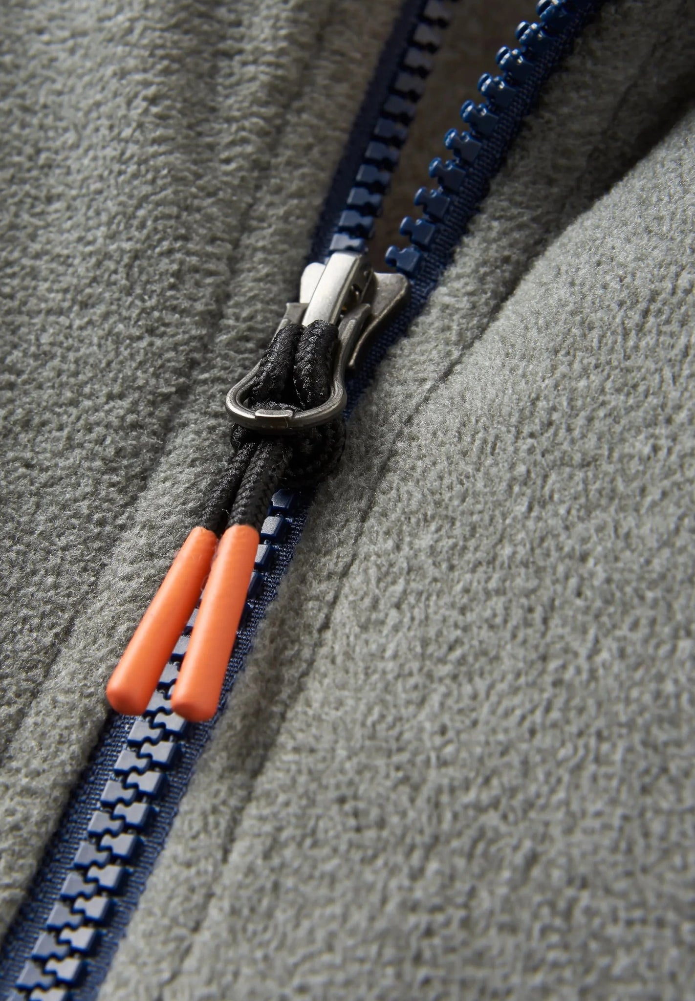 PASSENGER - Switchback Recycled Micro Polartec® Fleece - Grey Marl 2 - BACKYARD