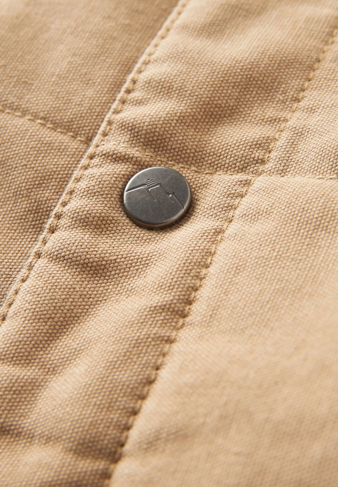 PASSENGER - Taranaki Canvas Quilted Overshirt - Stone - BACKYARD