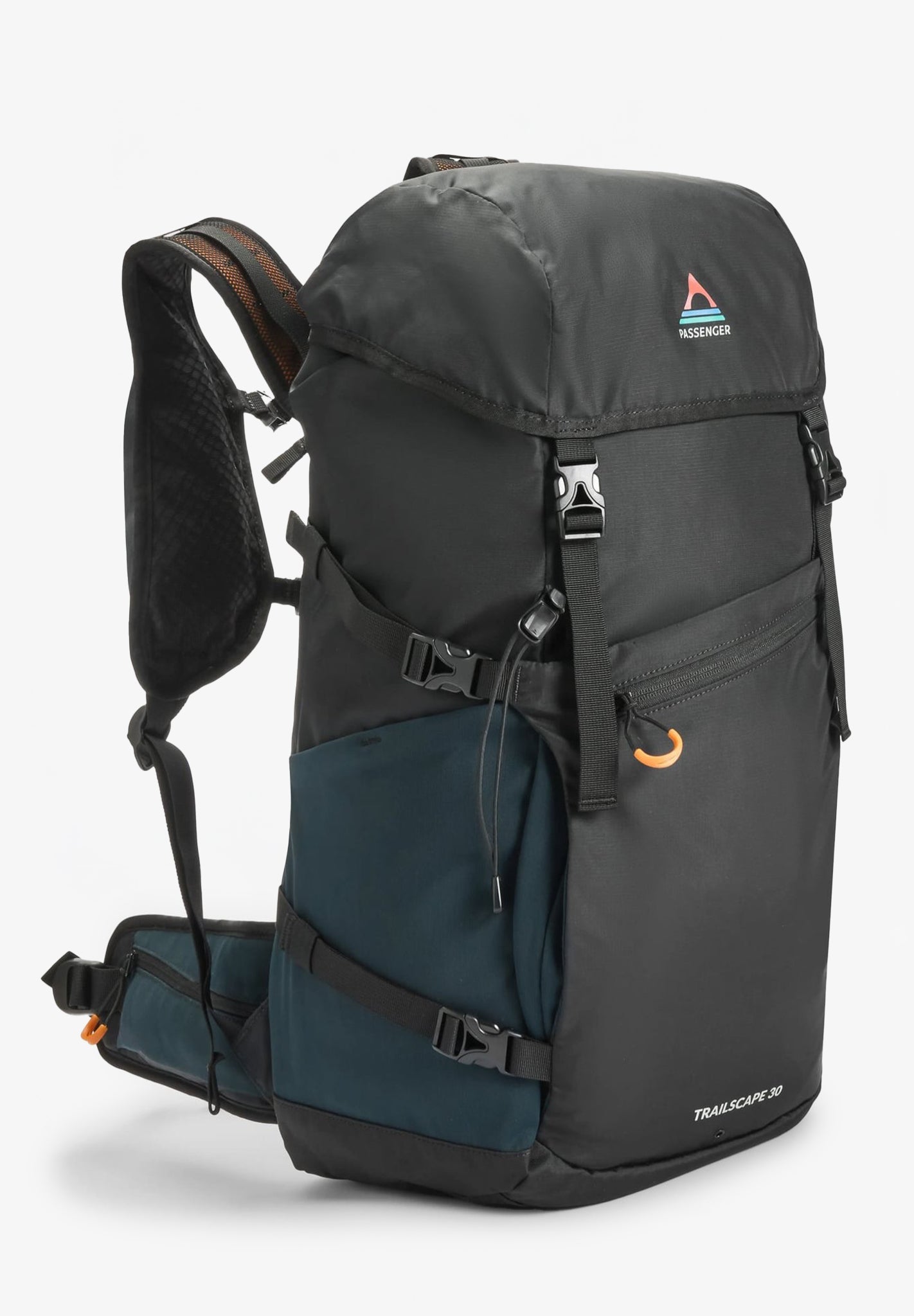 PASSENGER - Trailscape Recycled 30L Backpack - Black - BACKYARD
