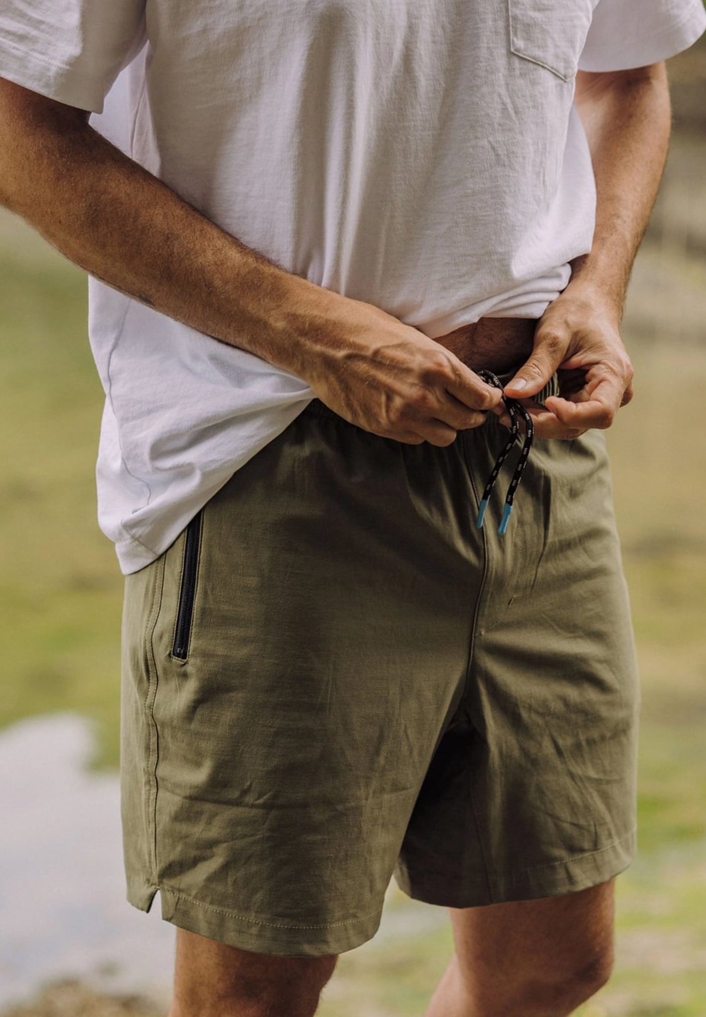 PASSENGER - Traveller Organic All Purpose Short - Khaki - BACKYARD